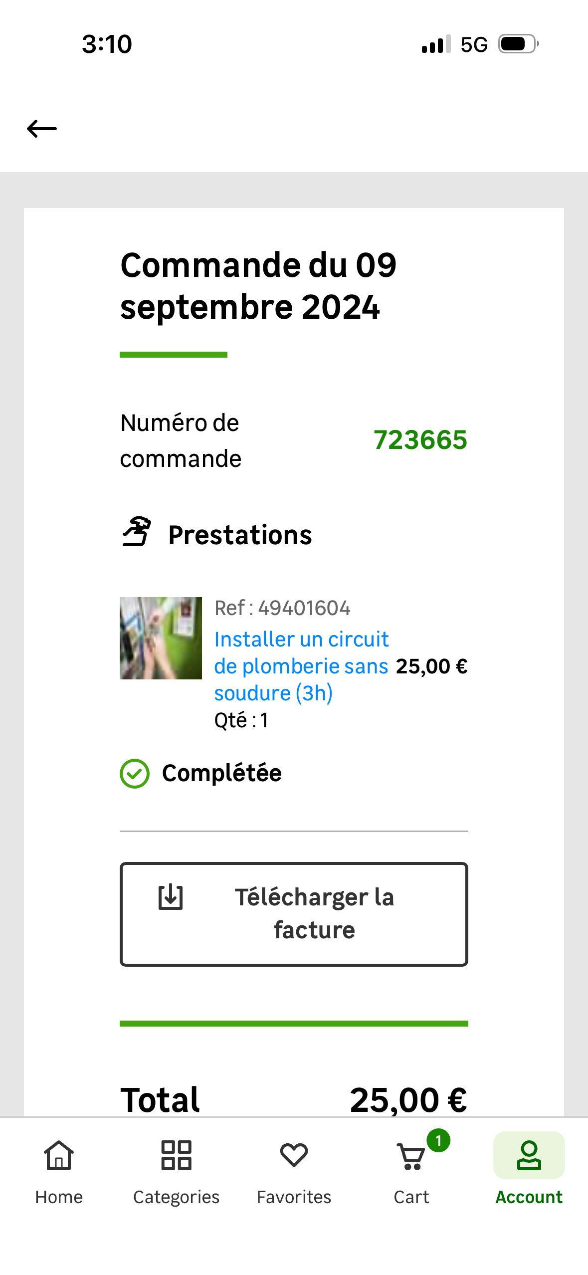 Order Confirmation (Leroy Merlin)