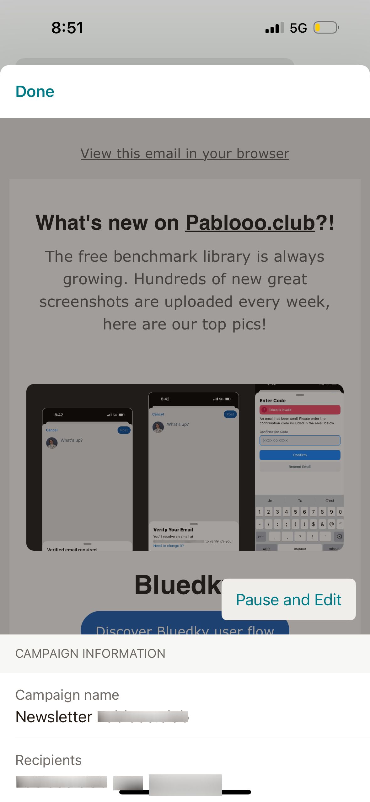 Email Preview (Mailchimp)
