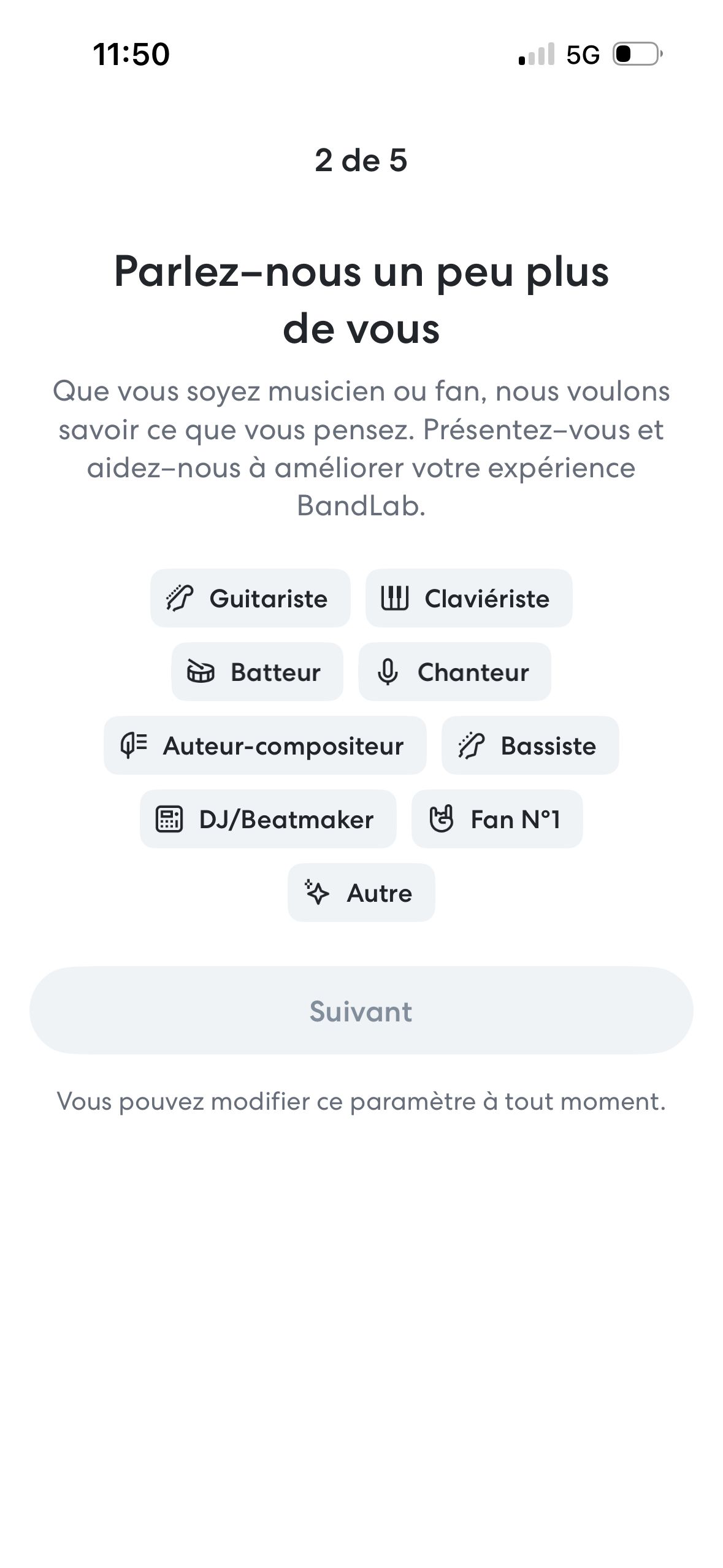 onboarding (BandLab)