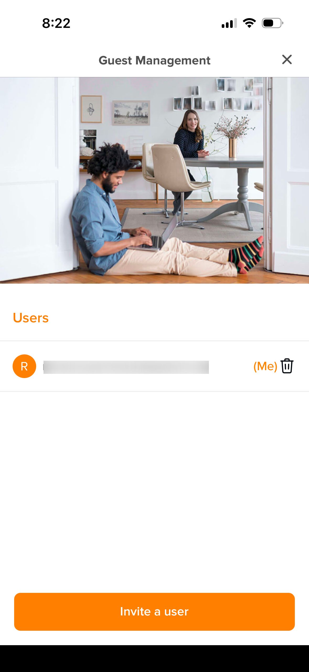user management (Intuis Connect Netatmo)