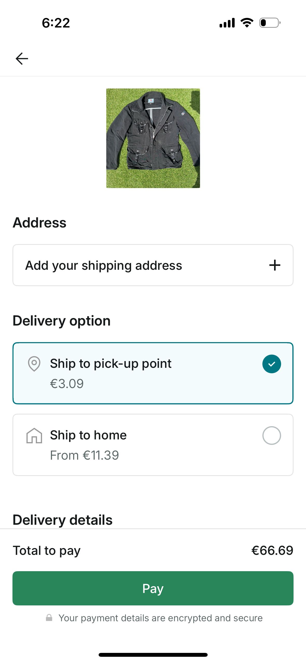 Checkout (Vinted)