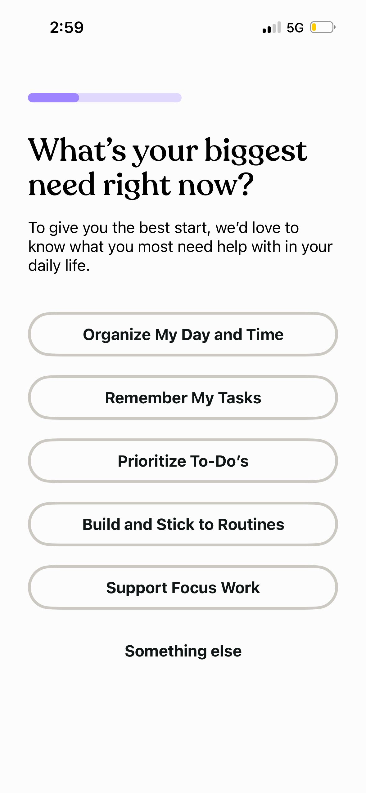 Onboarding (Tiimo)