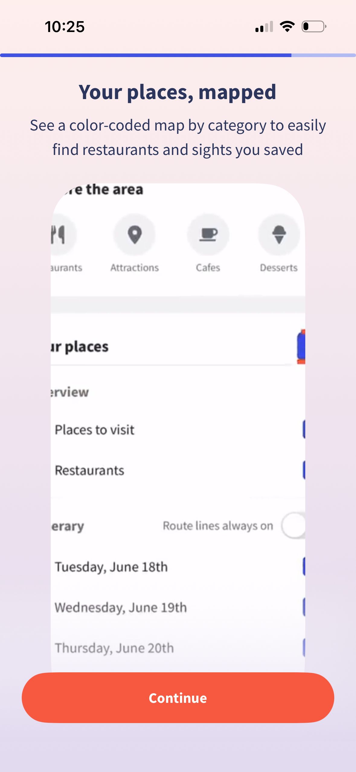 Map & Navigation (Wanderlog)