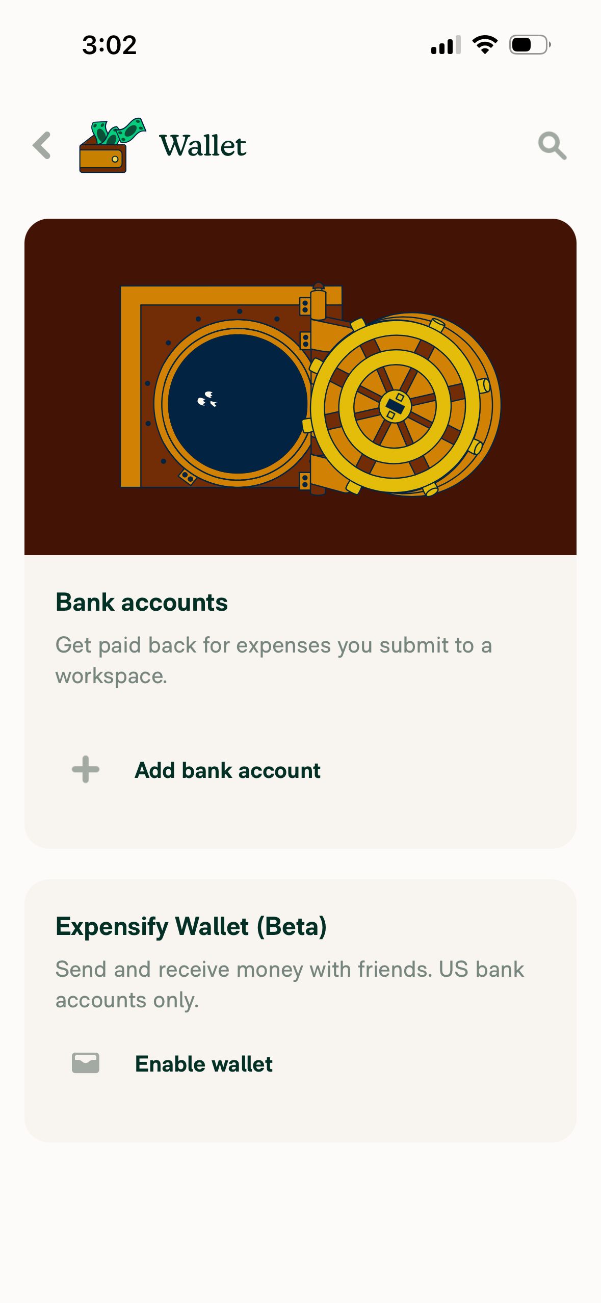 settings (Expensify)