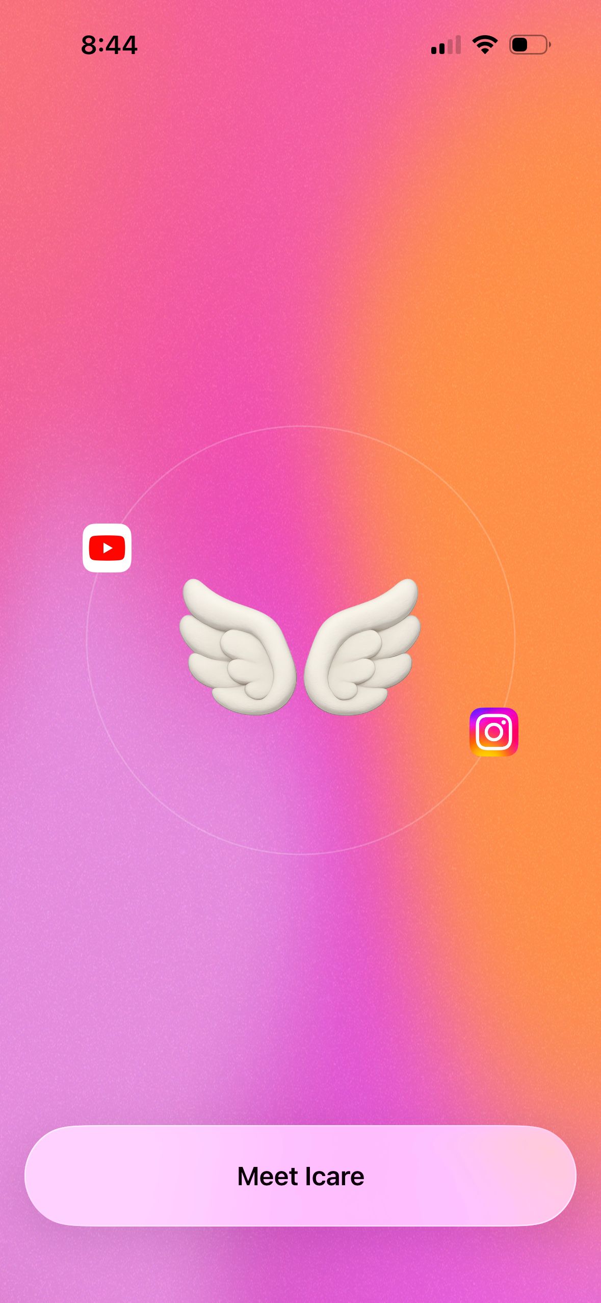 splash screen (Icare)