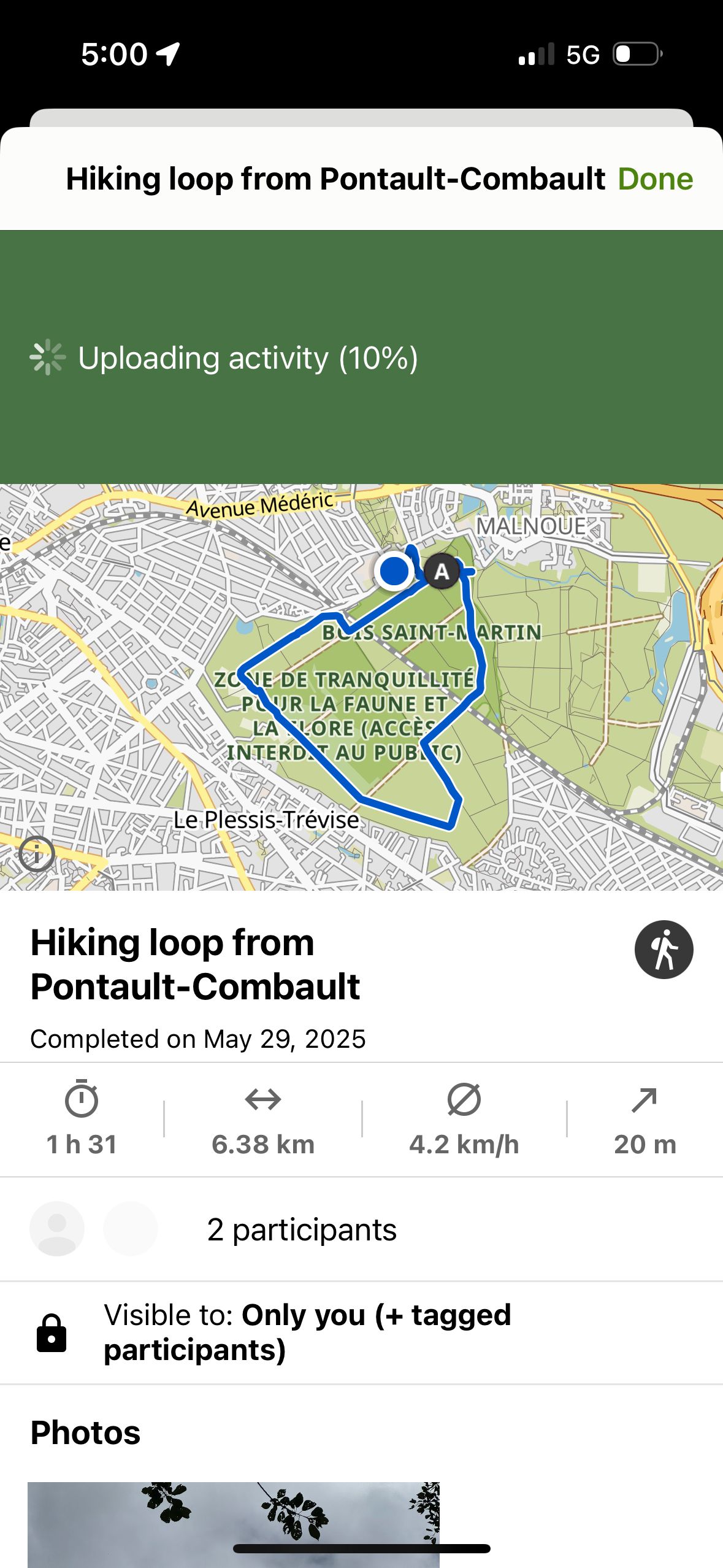 Activity/Progress