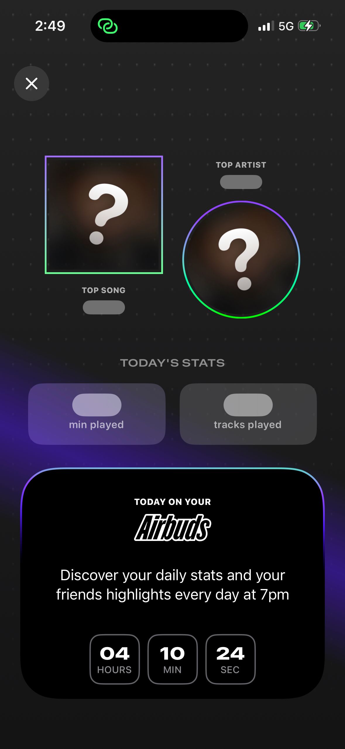 Dashboard (Airbuds)