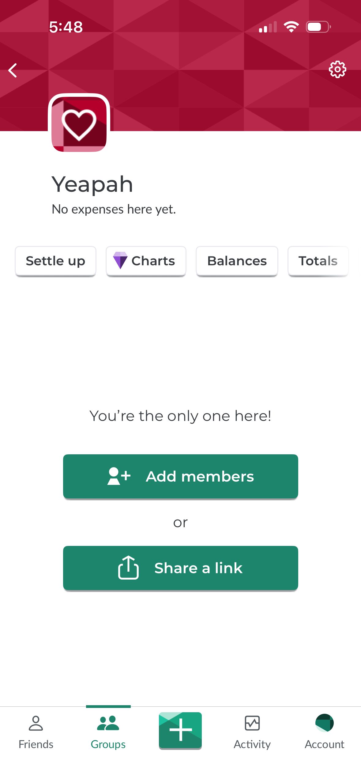 Empty State (Splitwise)