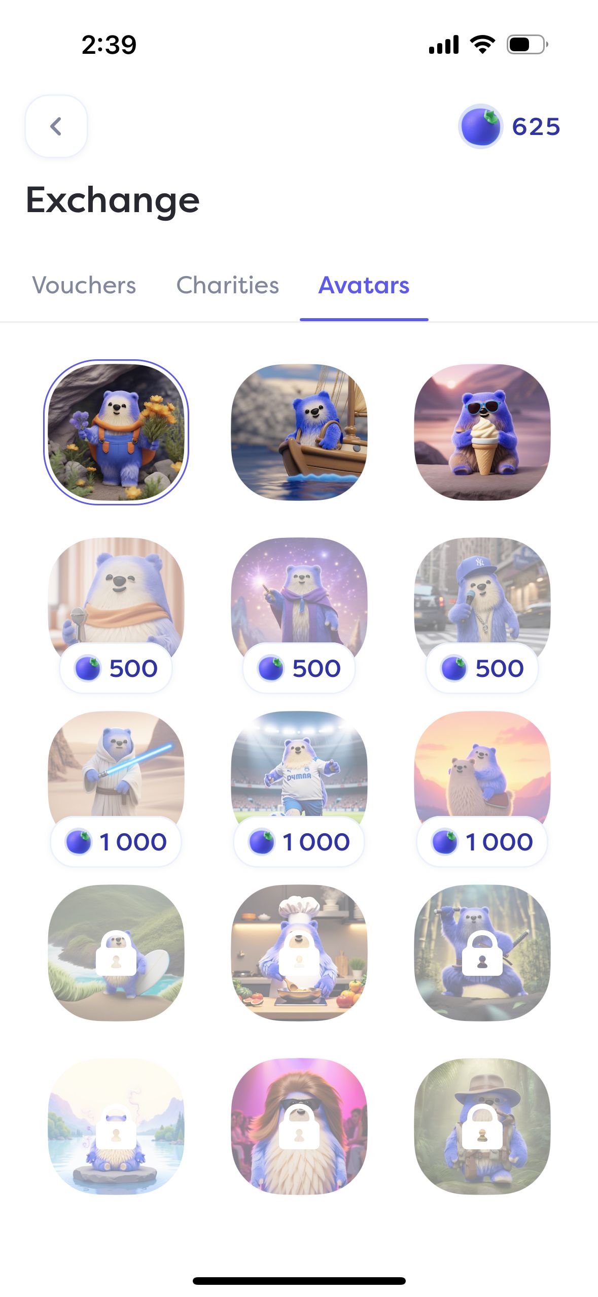 Avatar Selection (Alan)