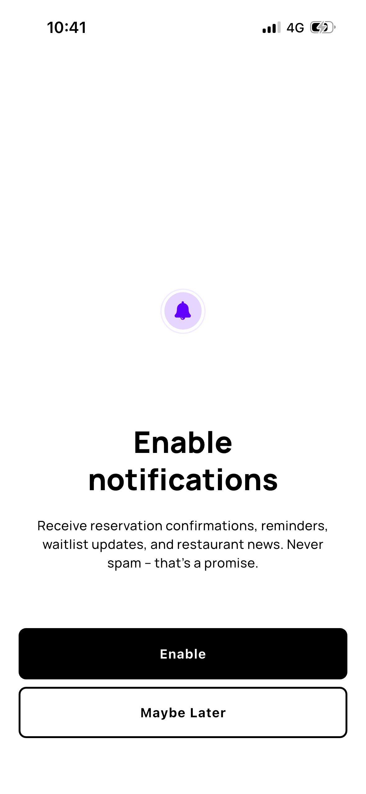 Notification Permission (Zenchef)