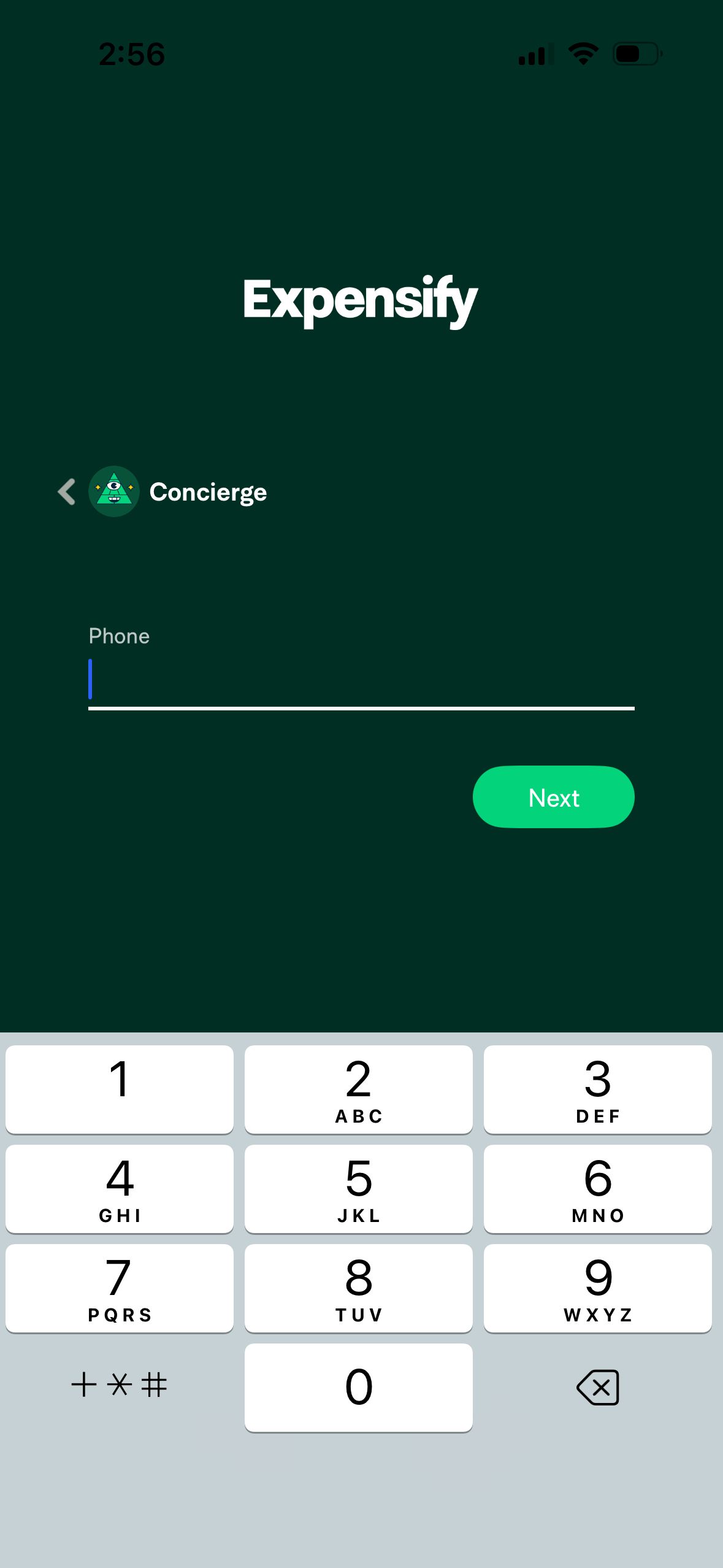 login (Expensify)