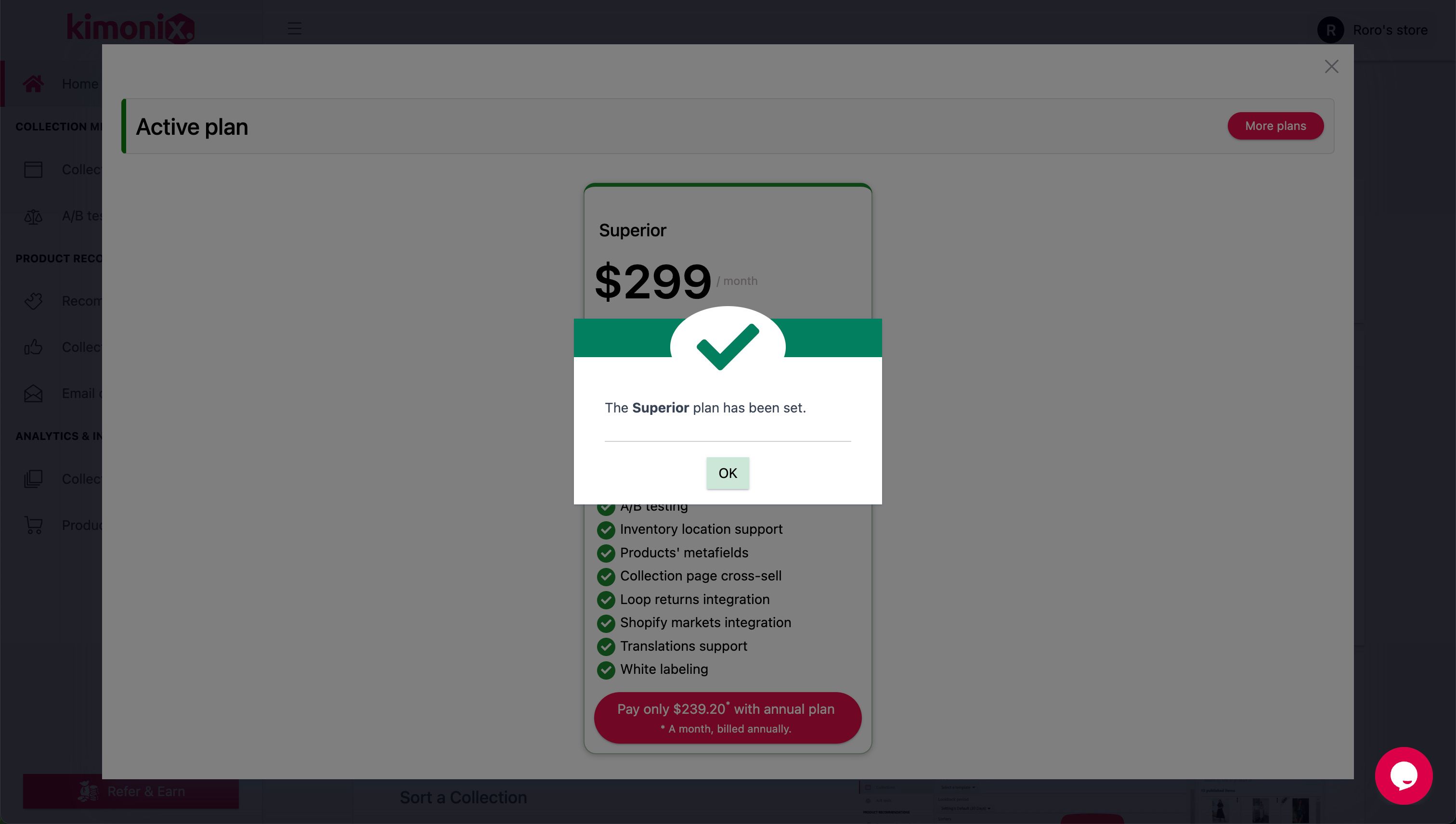 confirmation (Kimonix)