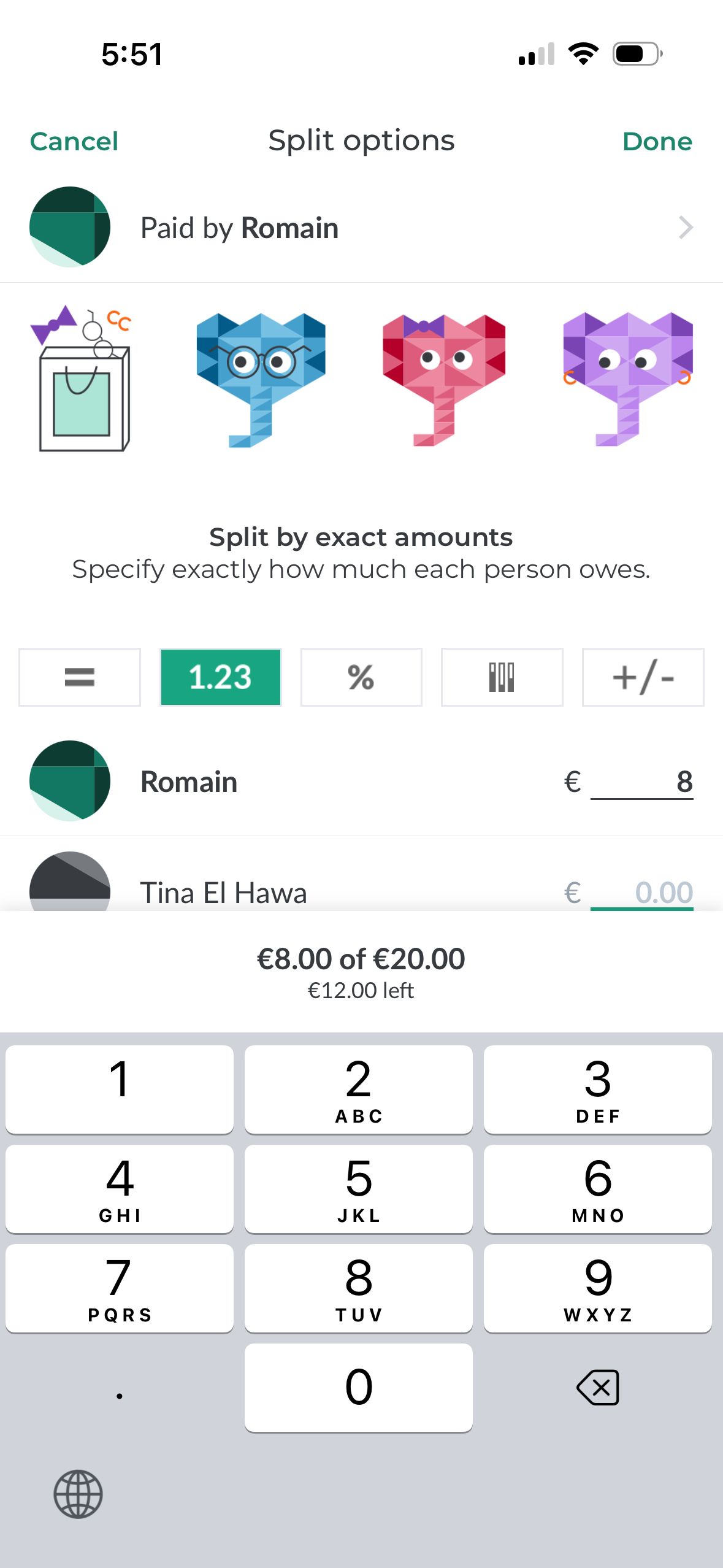 Payment (Splitwise)