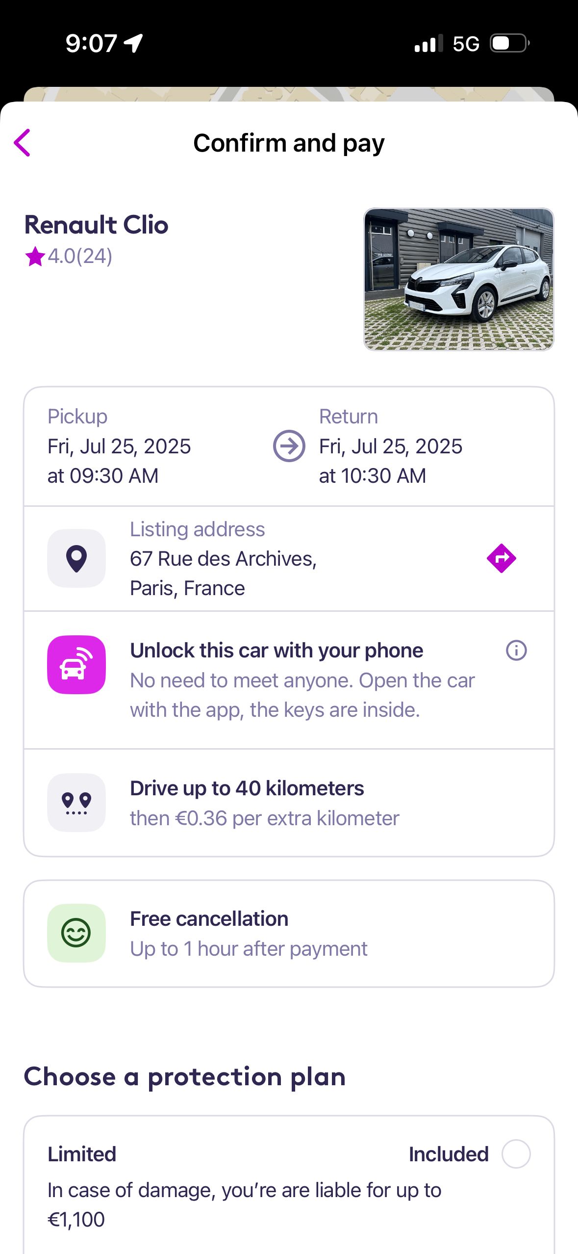 Confirmation (Getaround)