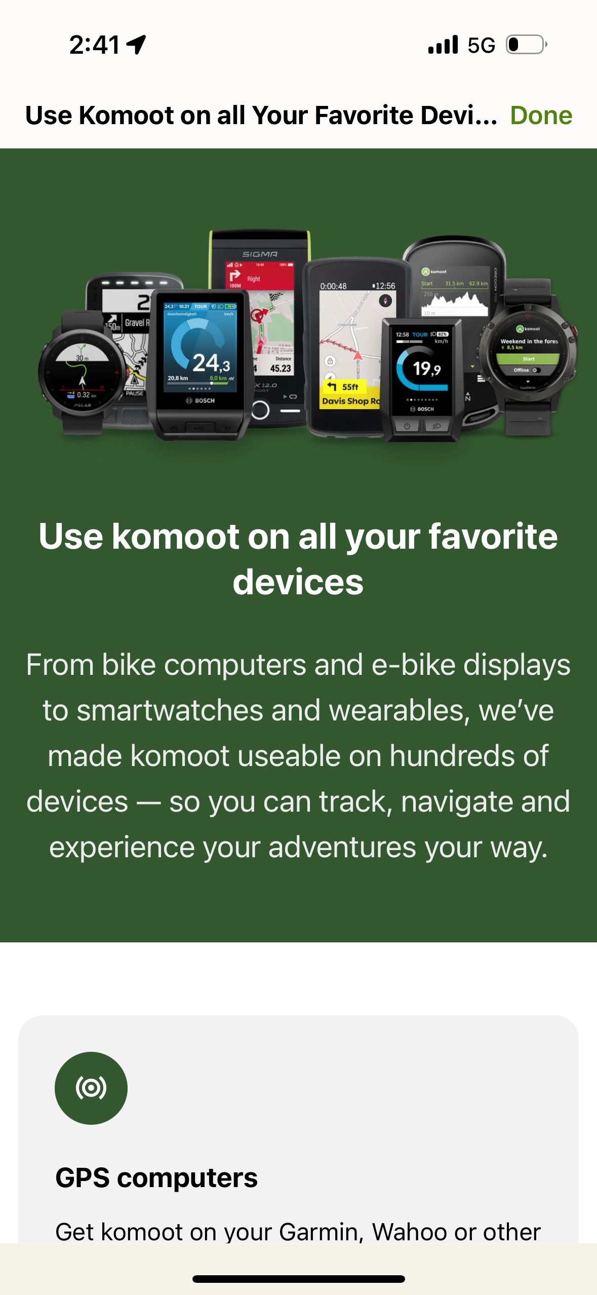 marketing (Komoot)