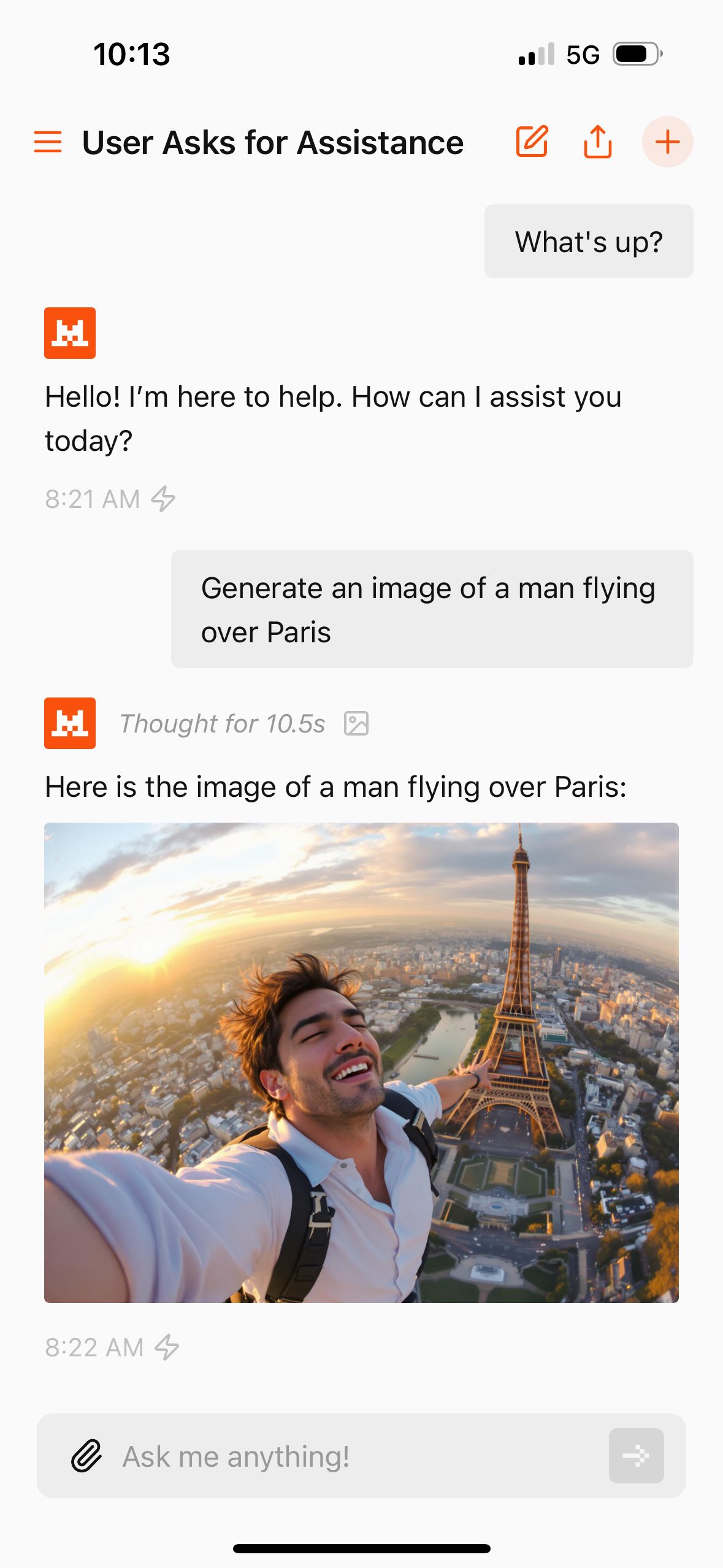 Chat Interface (Le Chat)