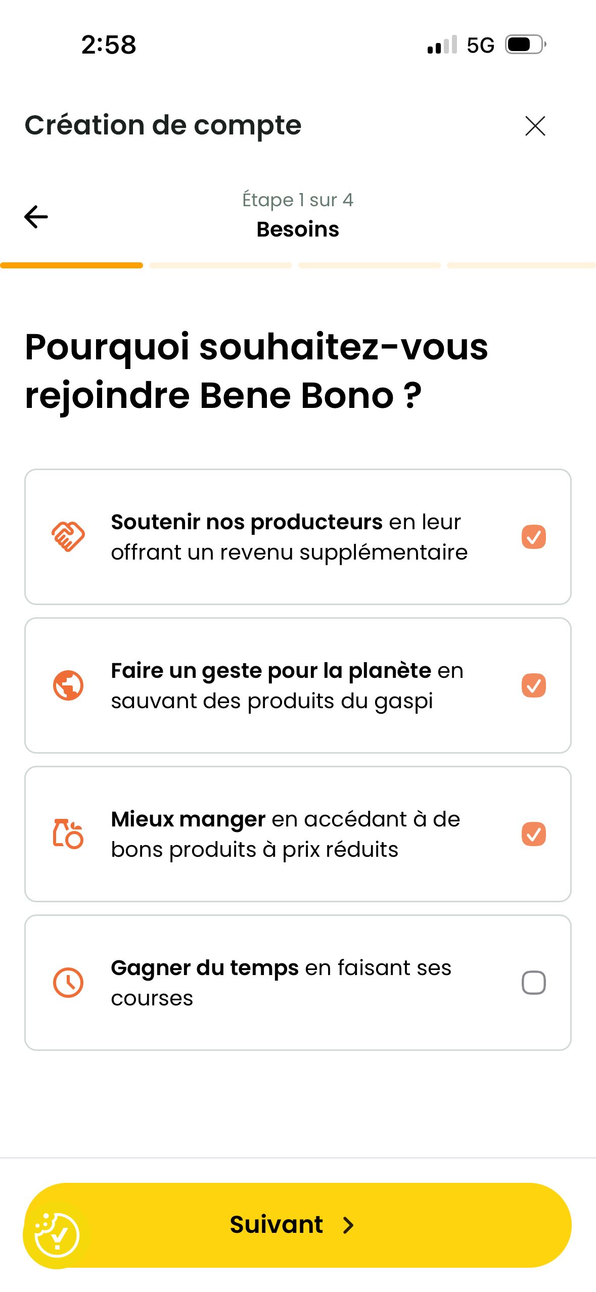 onboarding (Bene bono)