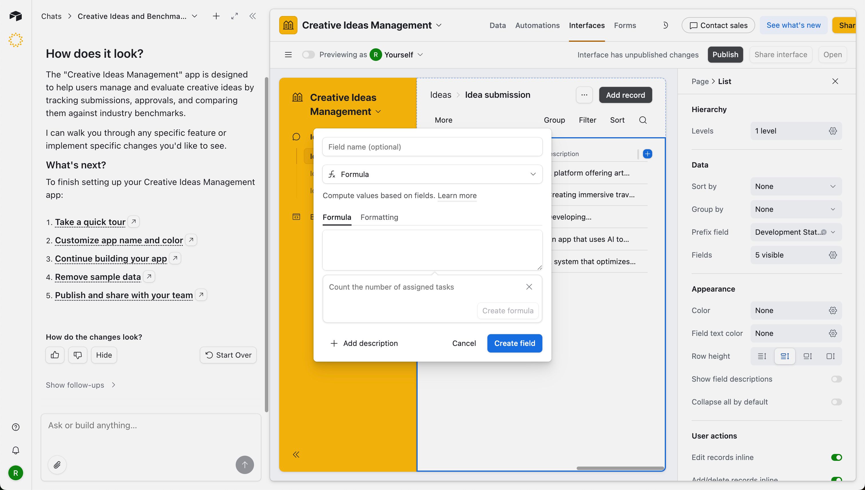 Form/Modal (Airtable)