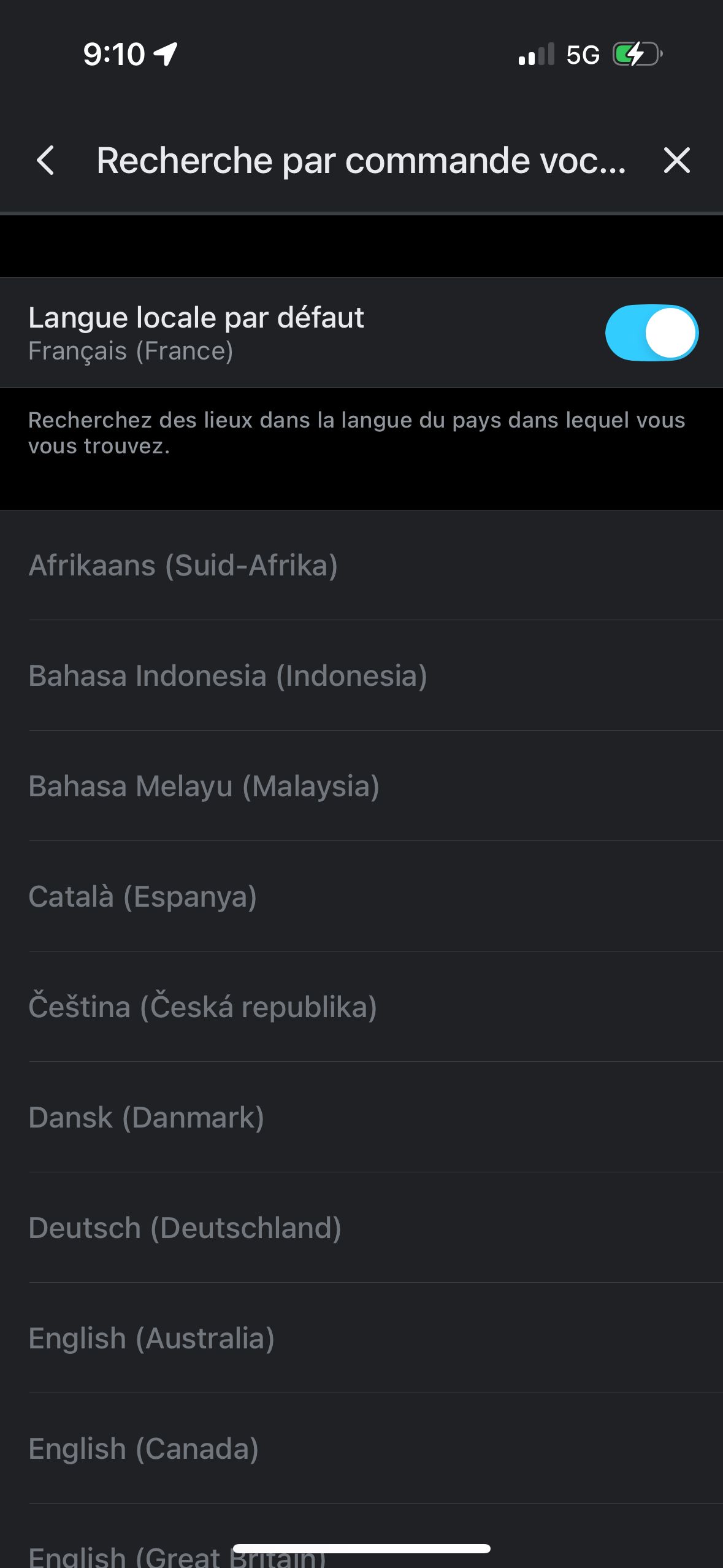 Settings (Waze)