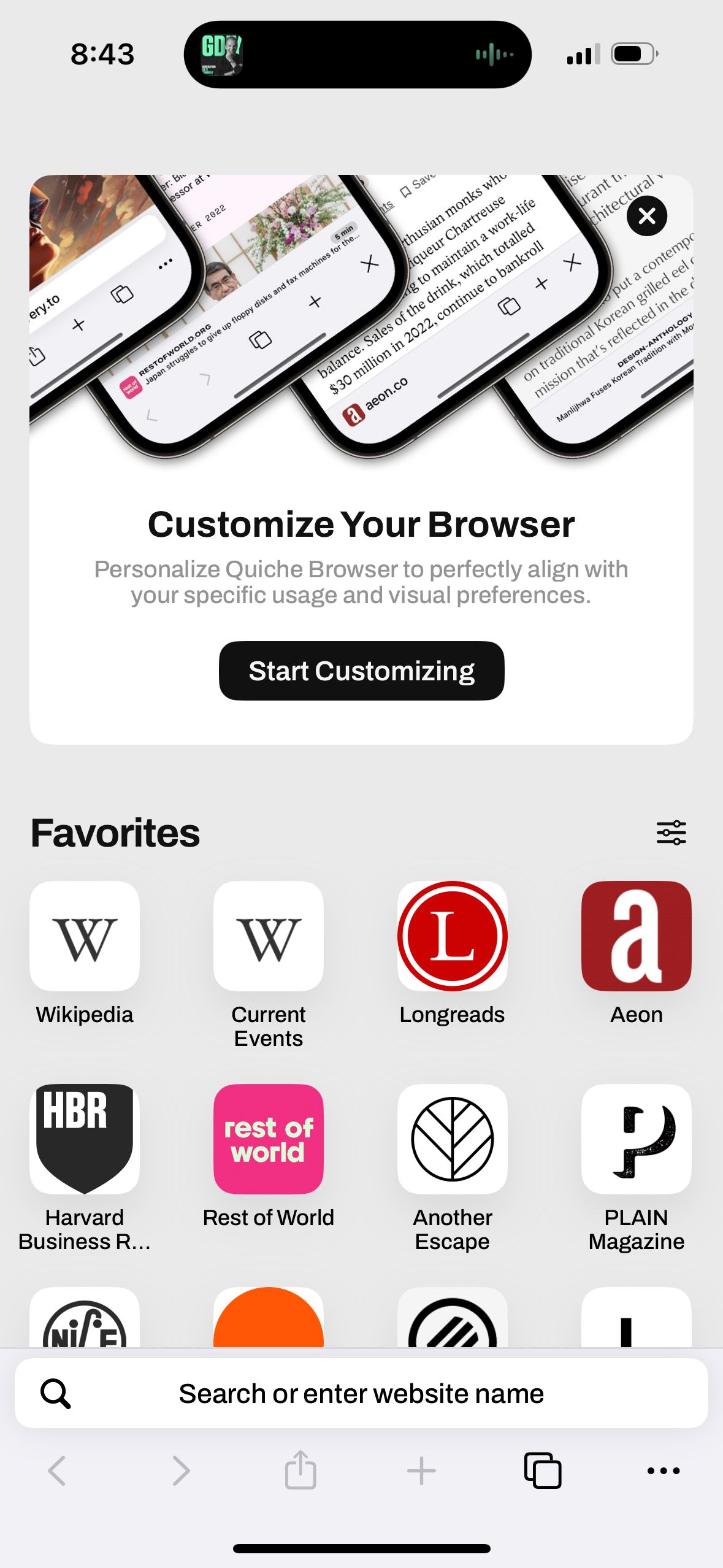 Home (Quiche Browser)