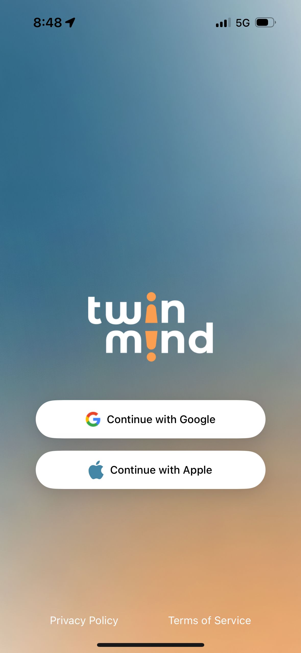 login (TwinMind)