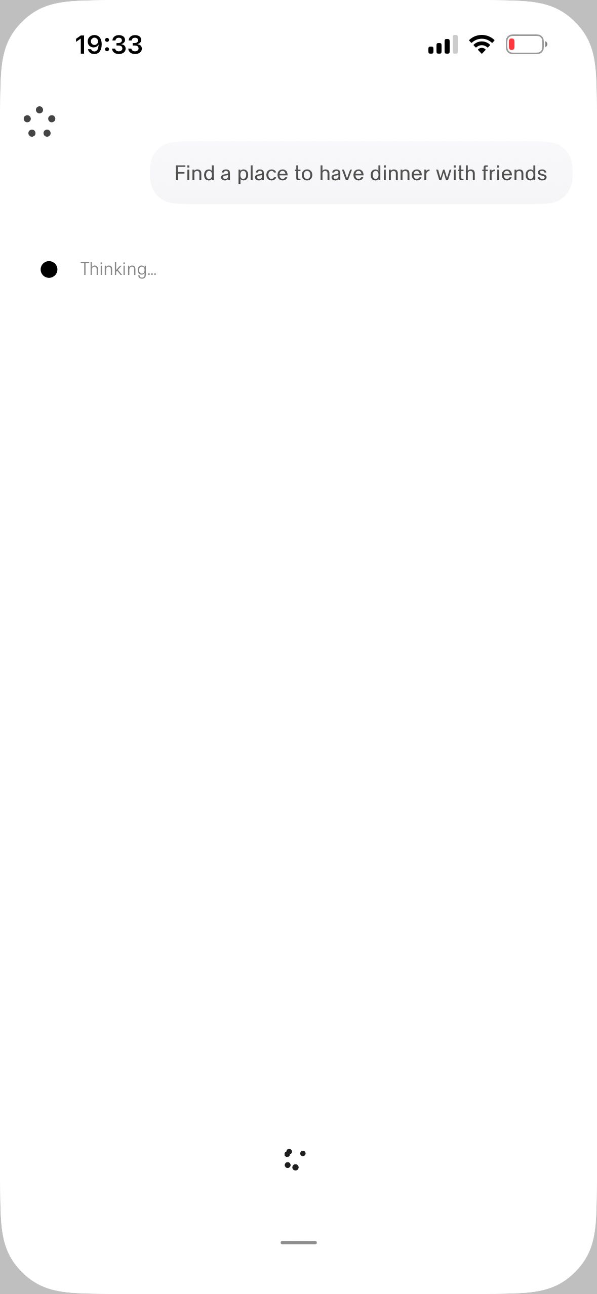 chat interface (Genie)