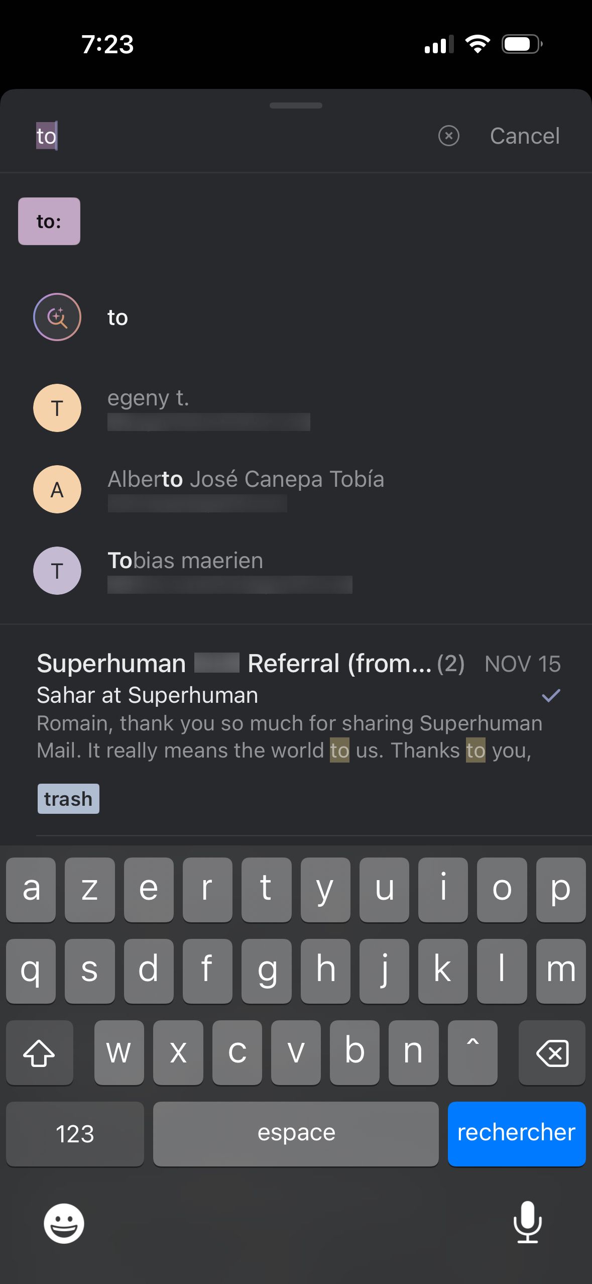 Search (Superhuman)