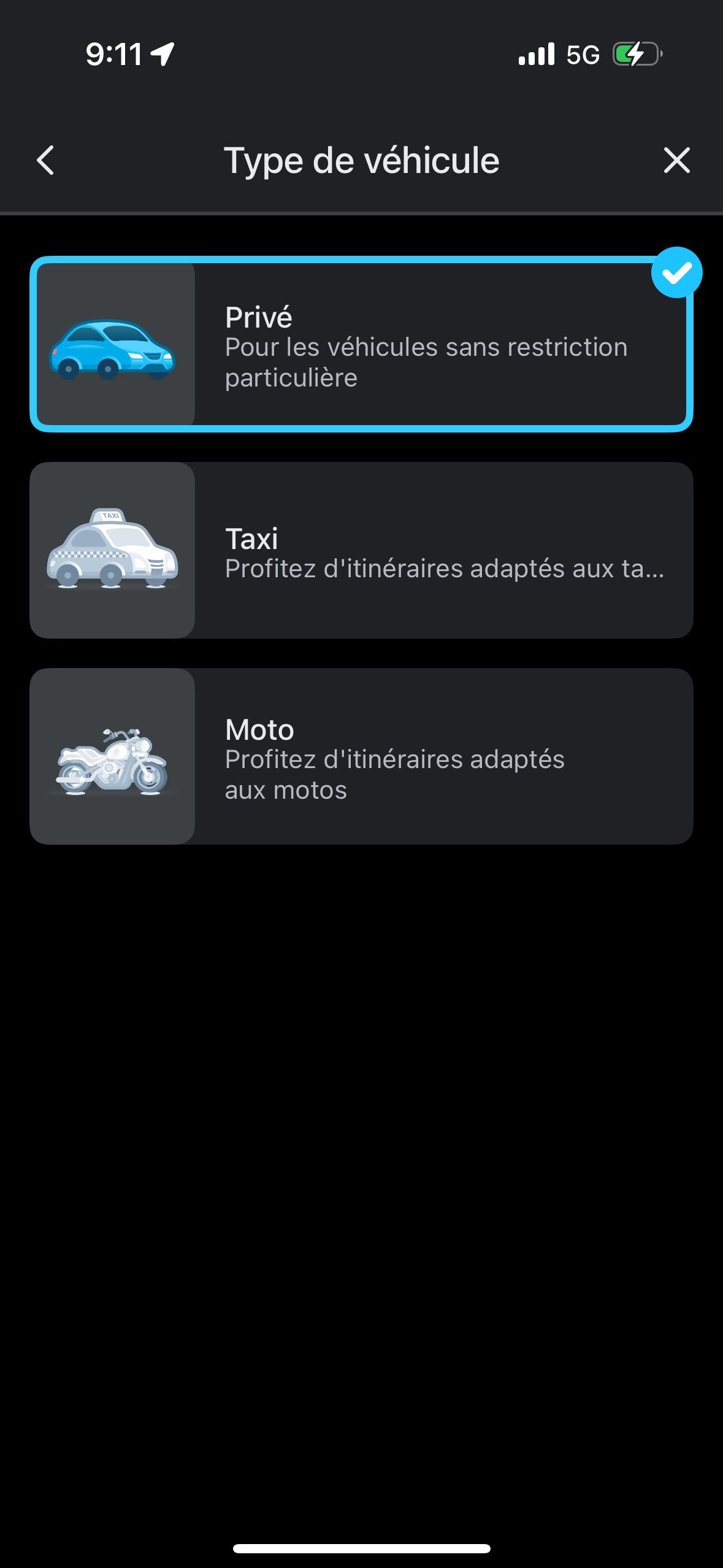 selection (Waze)