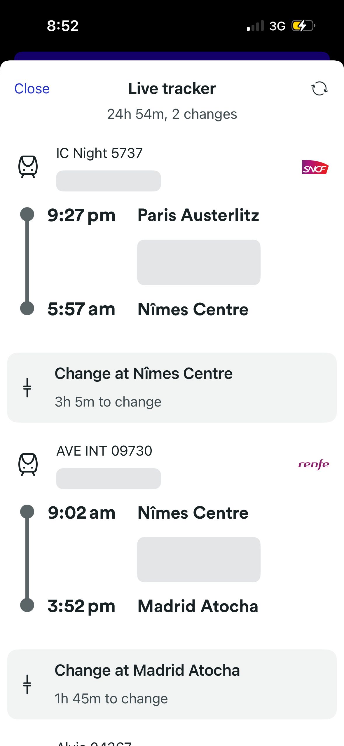 Timeline (Trainline)