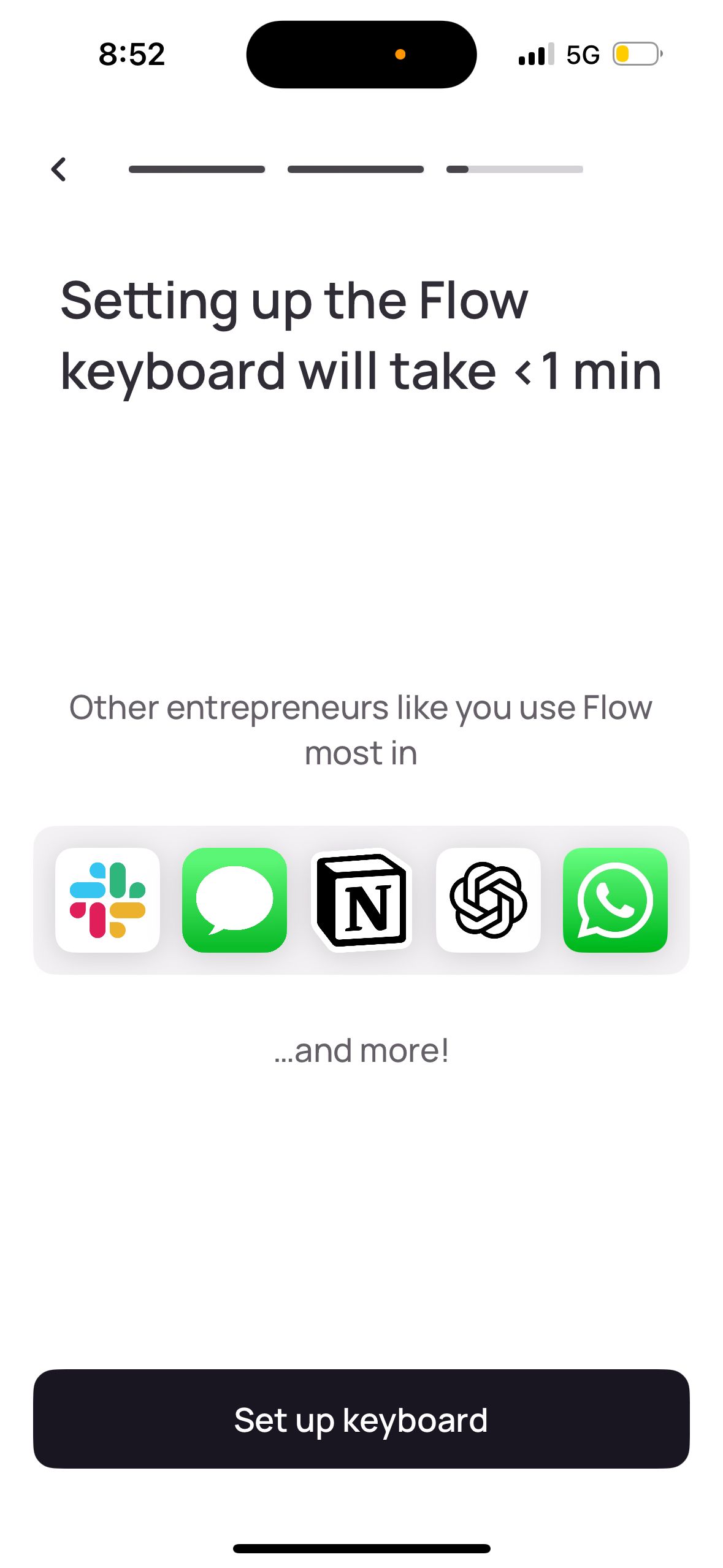 onboarding (Wispr Flow)