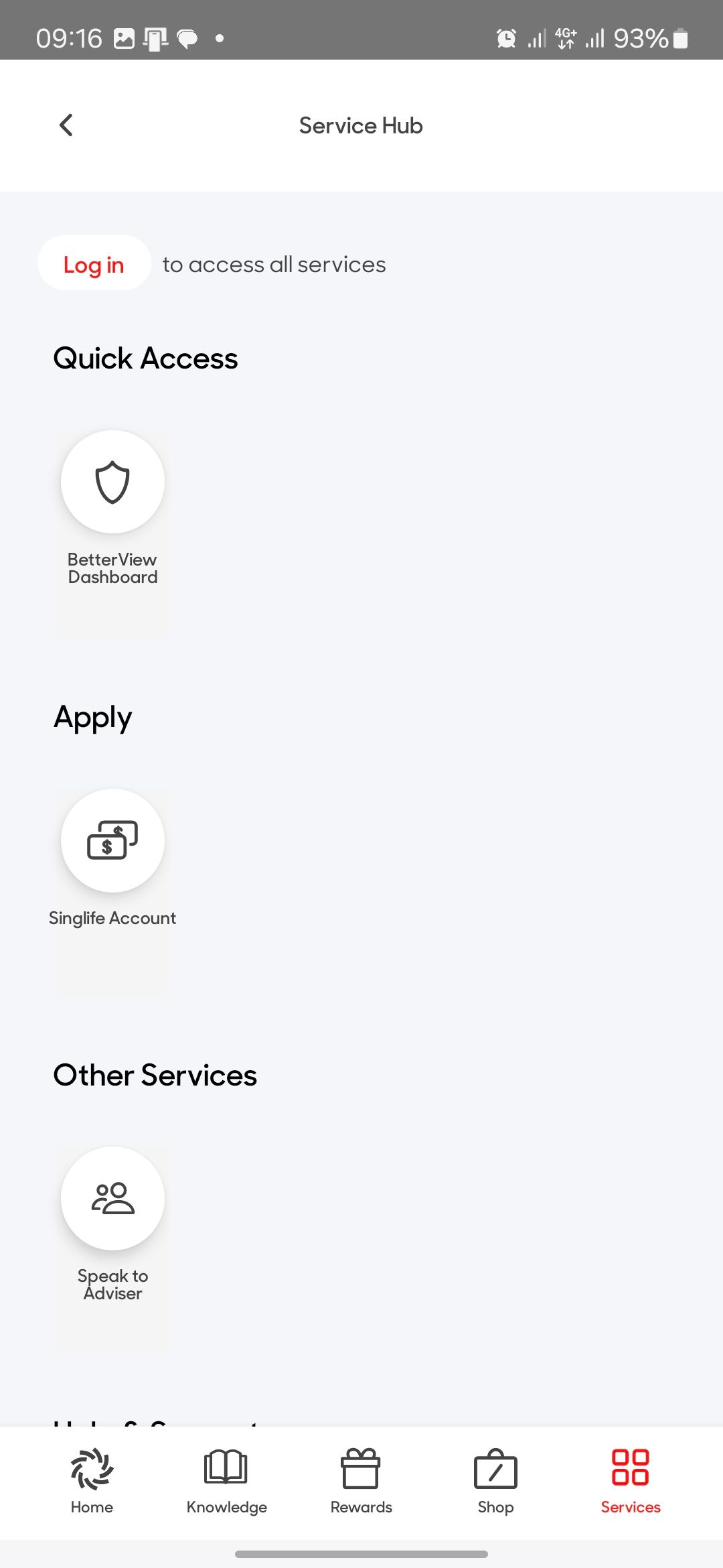 service hub (Unknown)