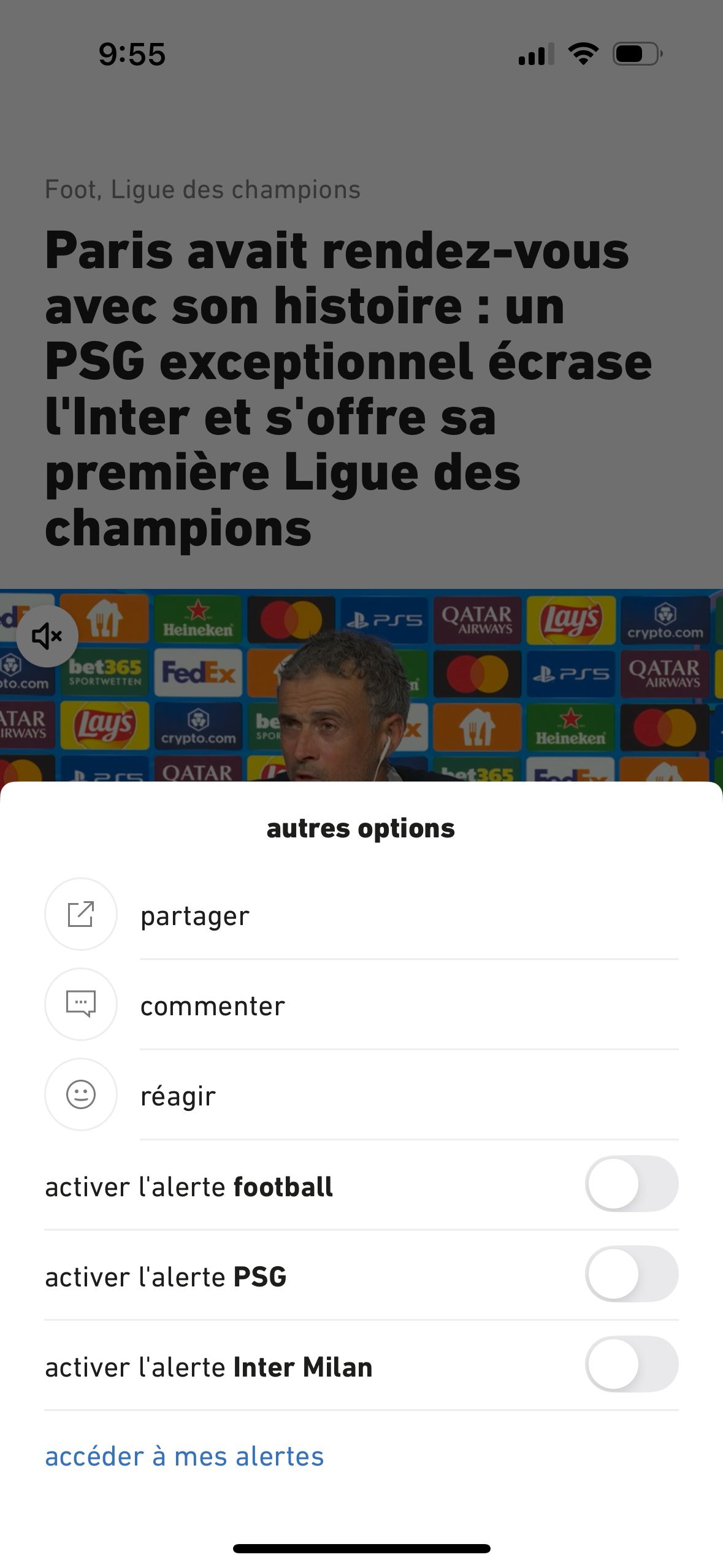 modal (L'Équipe)