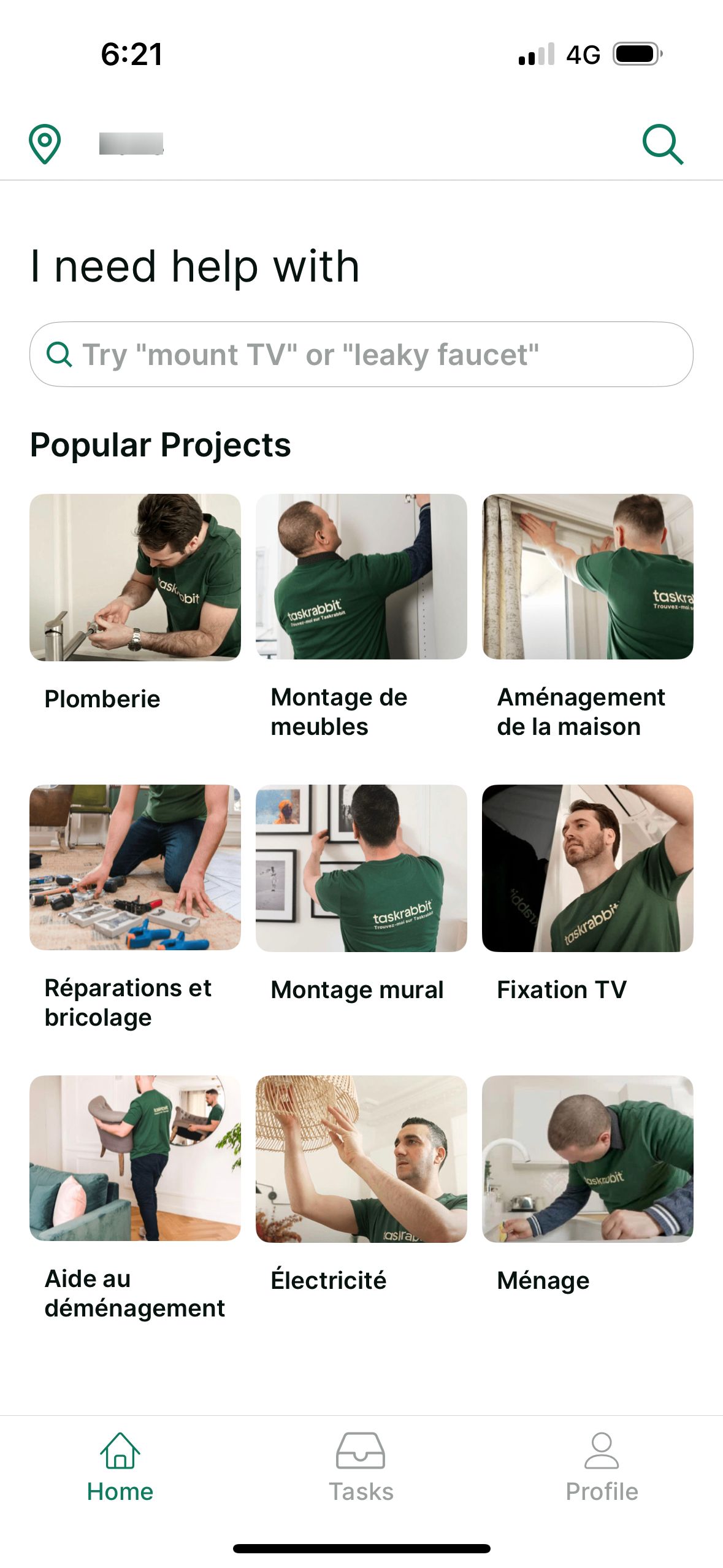 home (TaskRabbit)