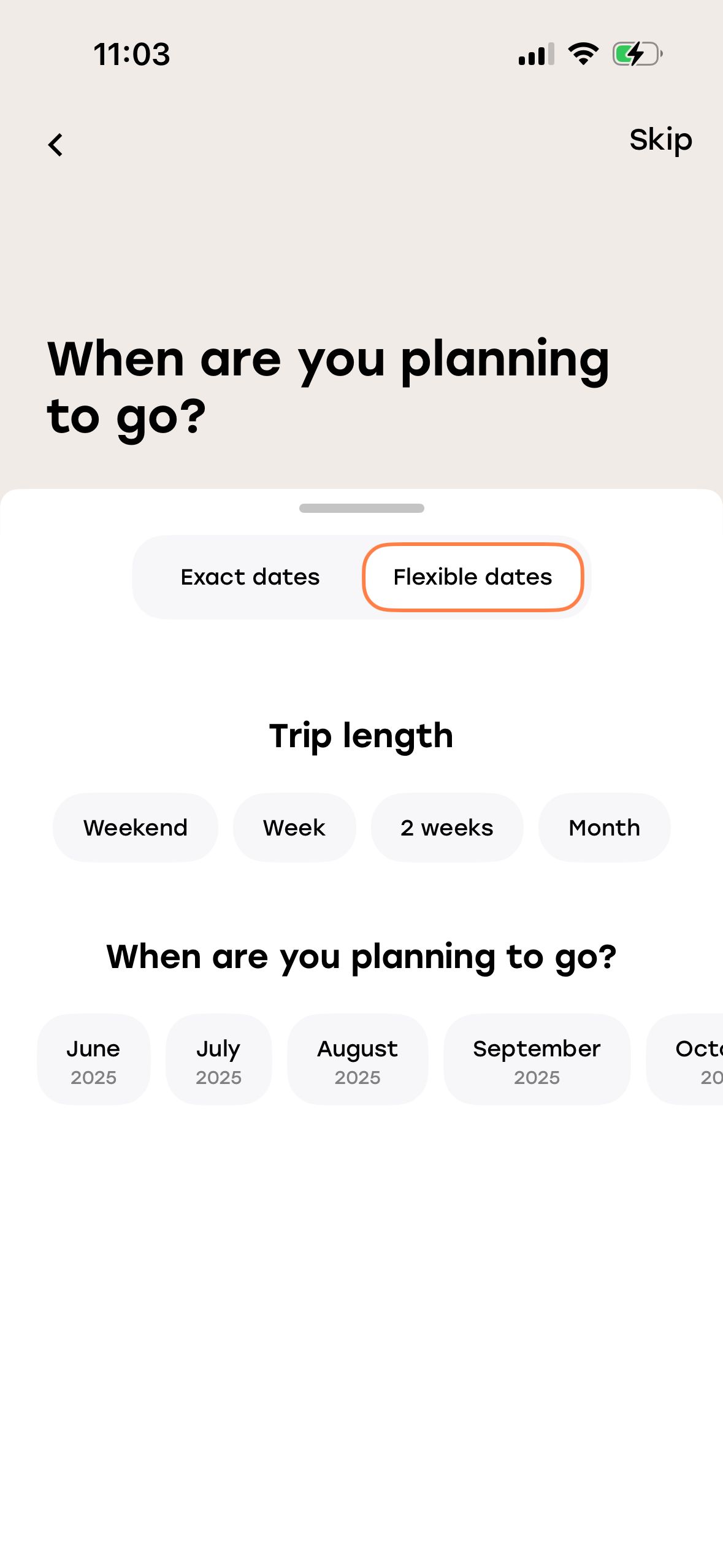Date Picker (Plan & Go)
