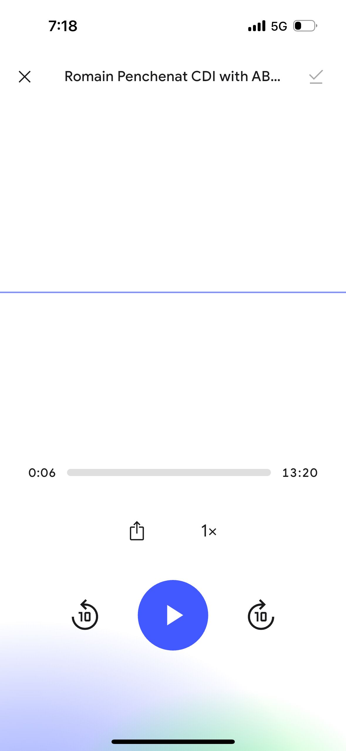 Audio Player (NotebookLM)