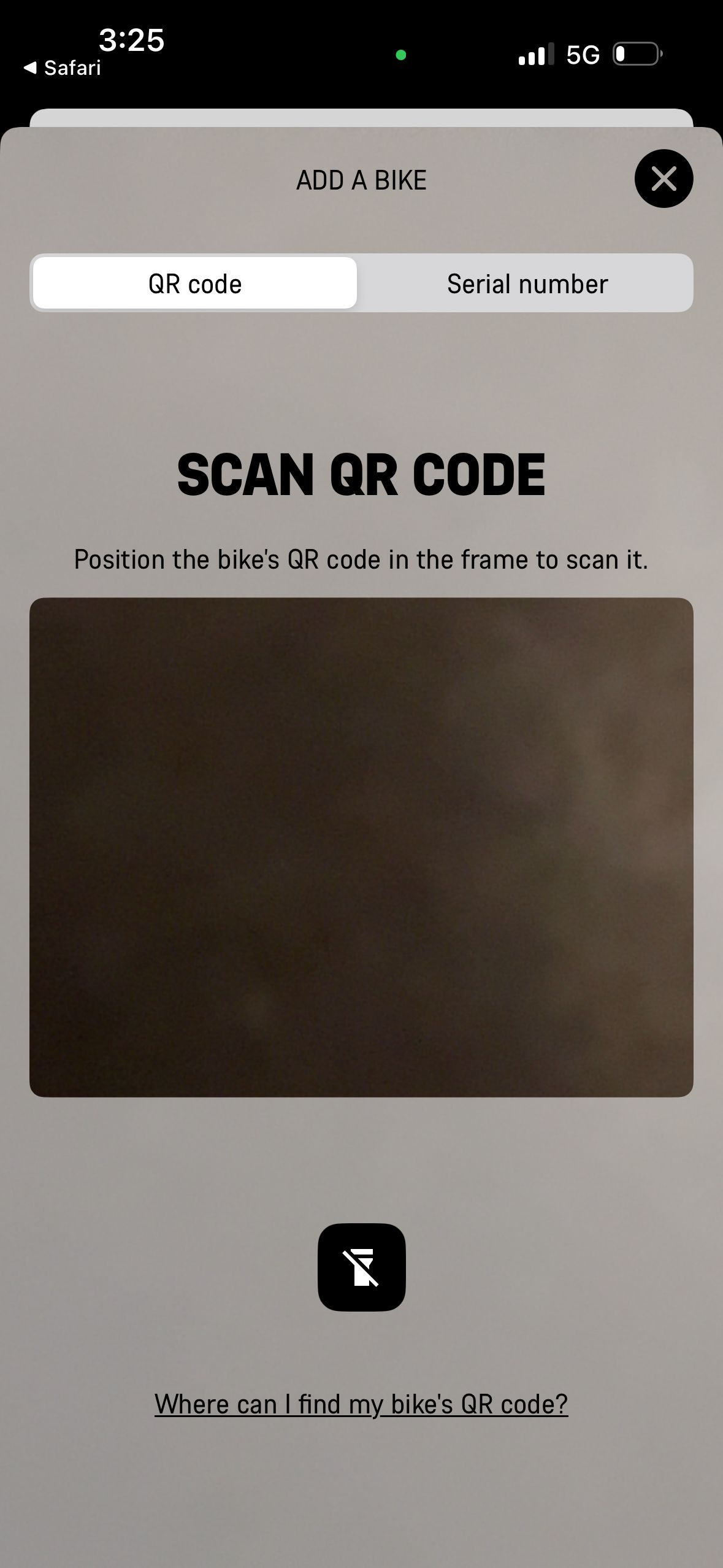 QR Code Scanning (Canyon)