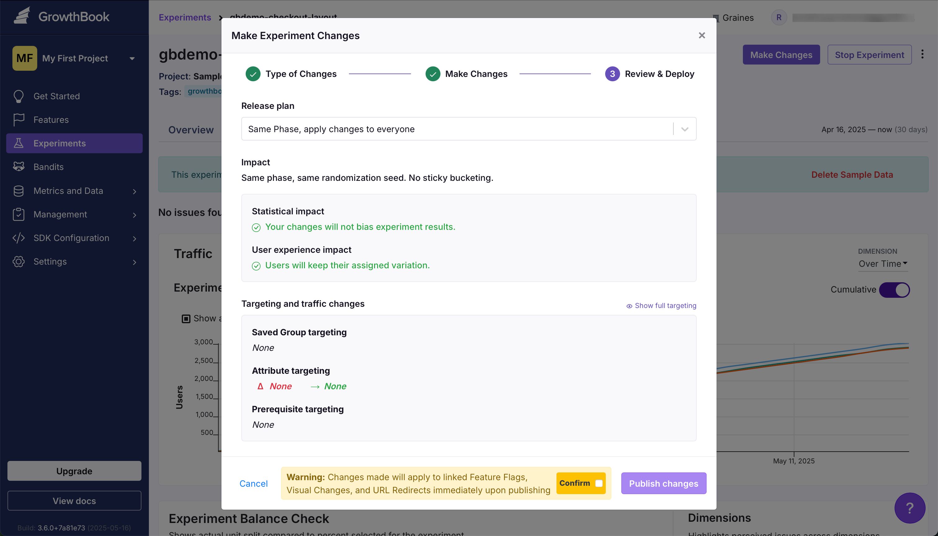 modal (Growthbook)