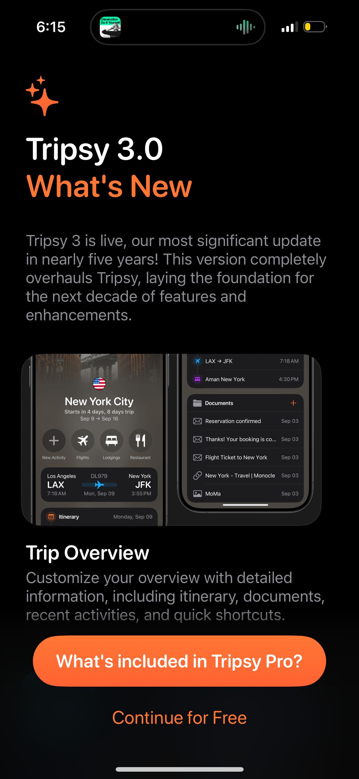 update (Tripsy)