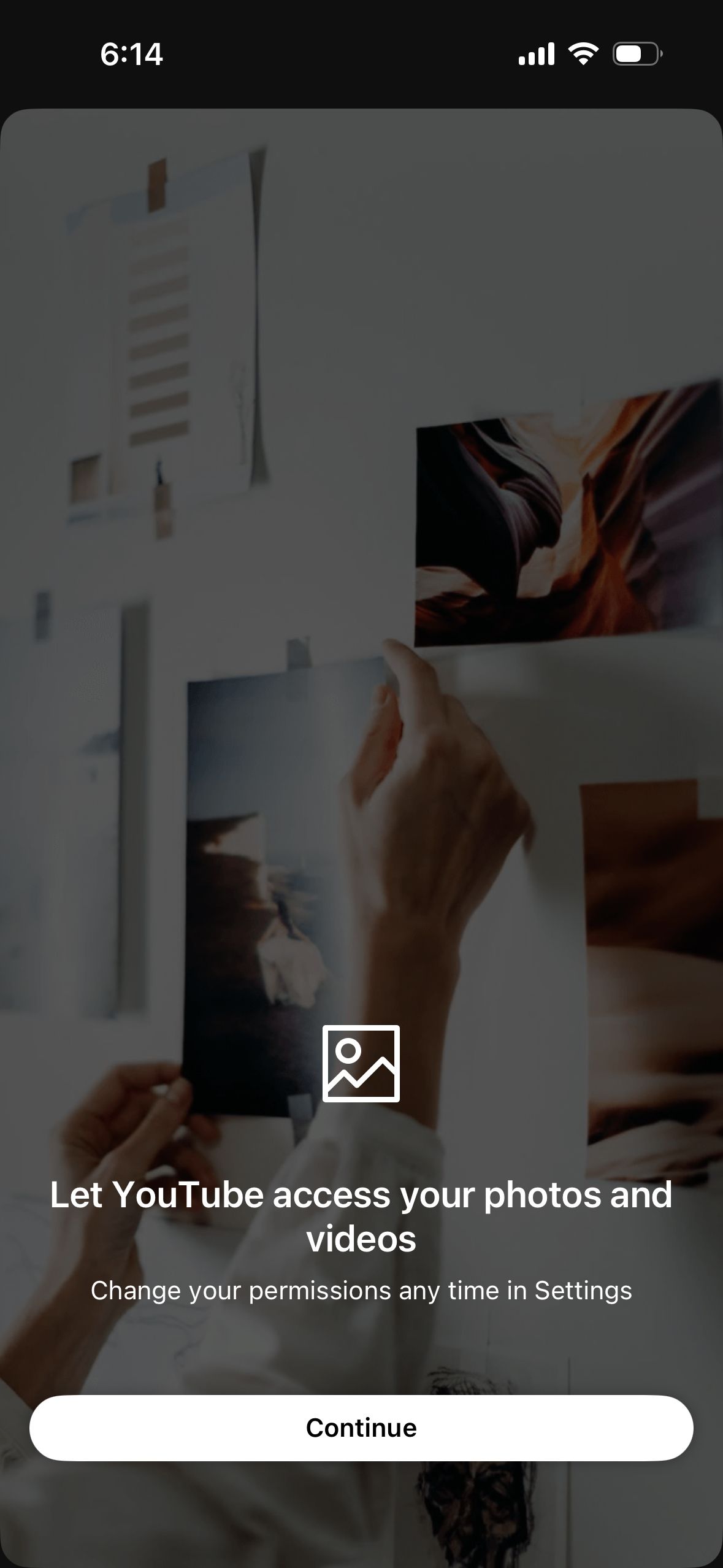 Permission Request (Youtube)