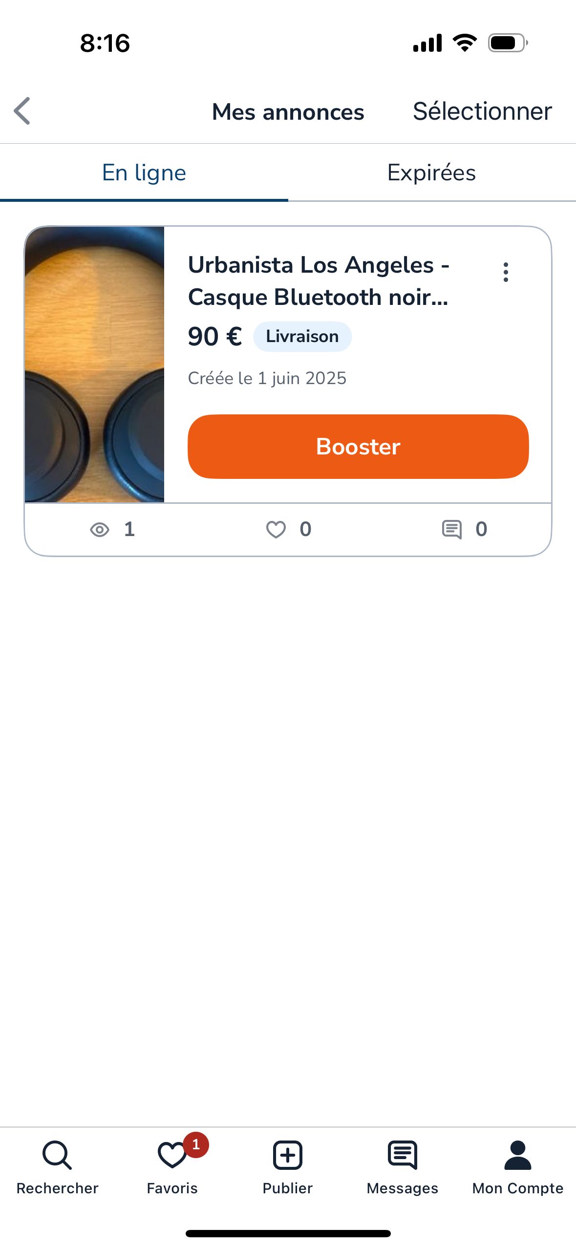 Listing (Le bon coin)