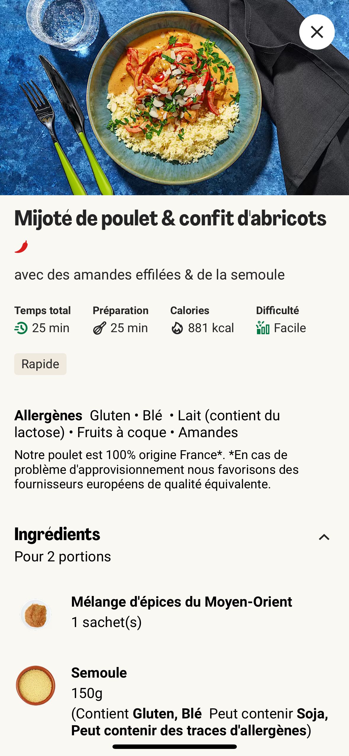 Recipe Details (HelloFresh)