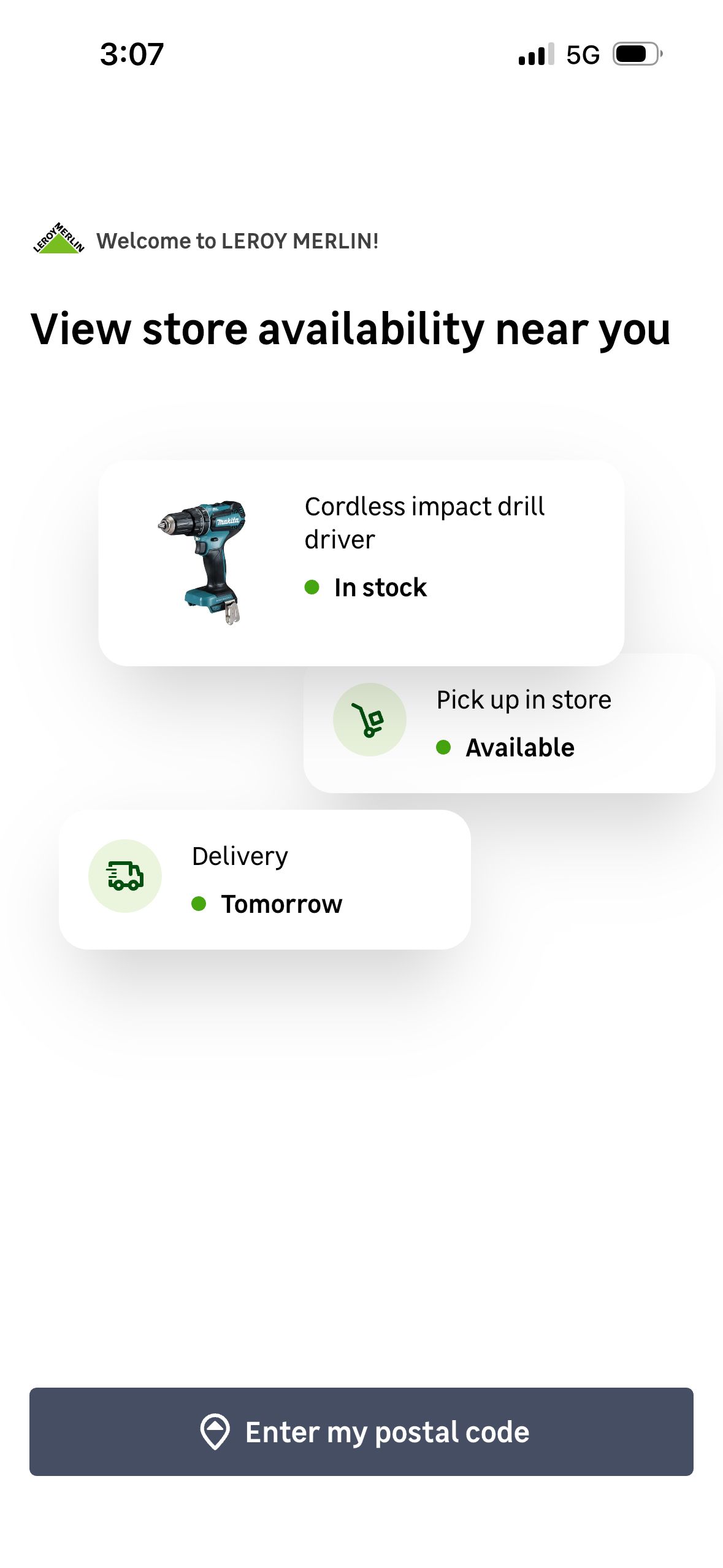 Store Availability (Leroy Merlin)