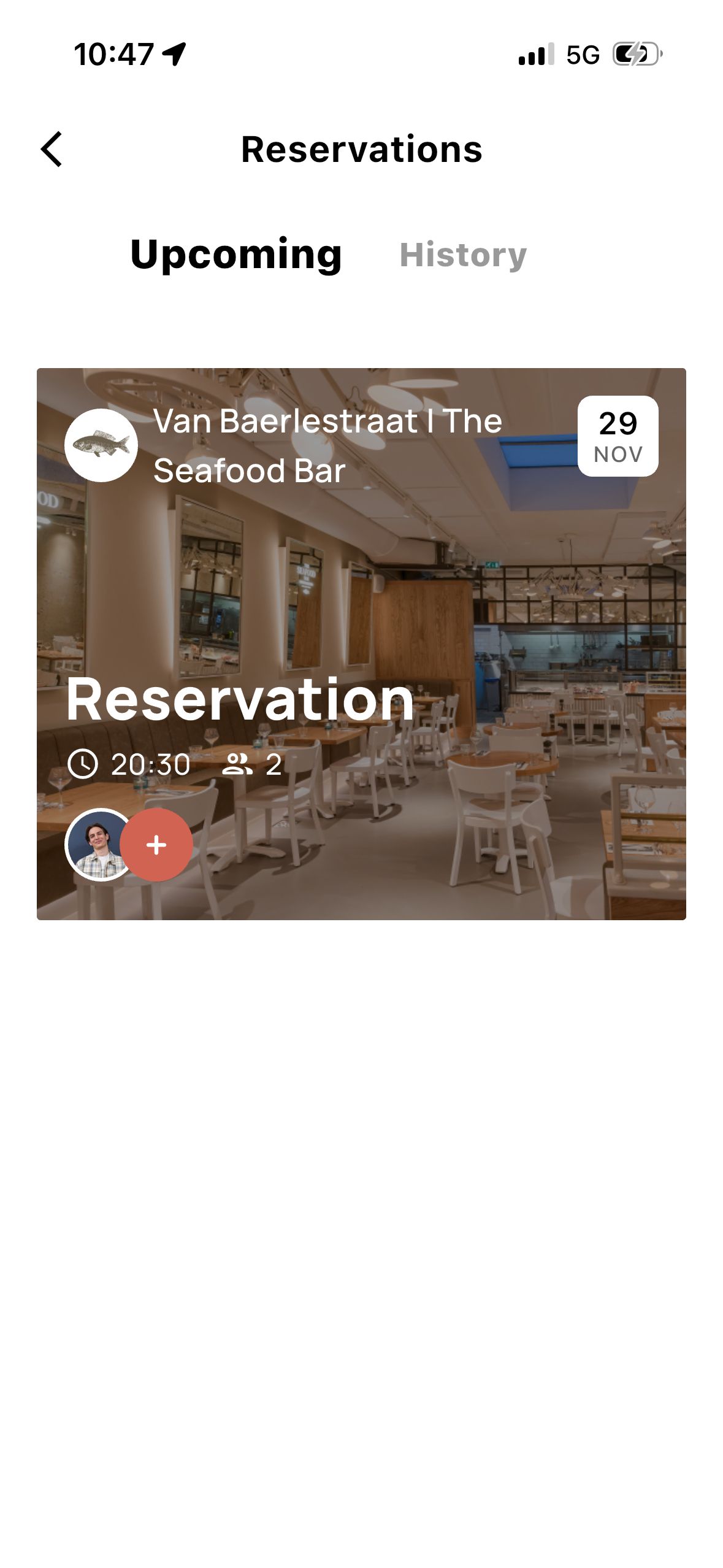 Reservation Screen (Zenchef)