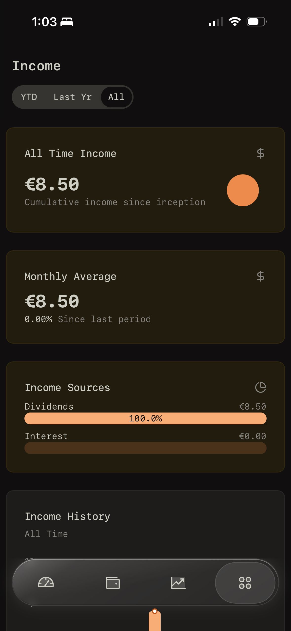 dashboard (Wealthfolio)