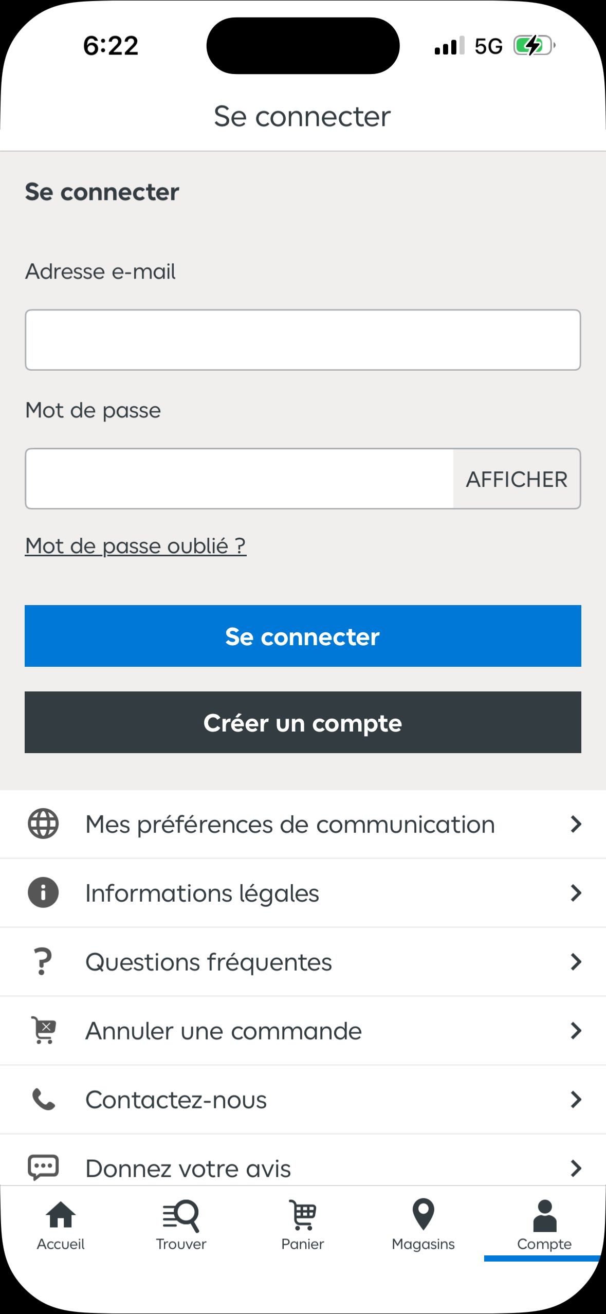 login (Castorama)