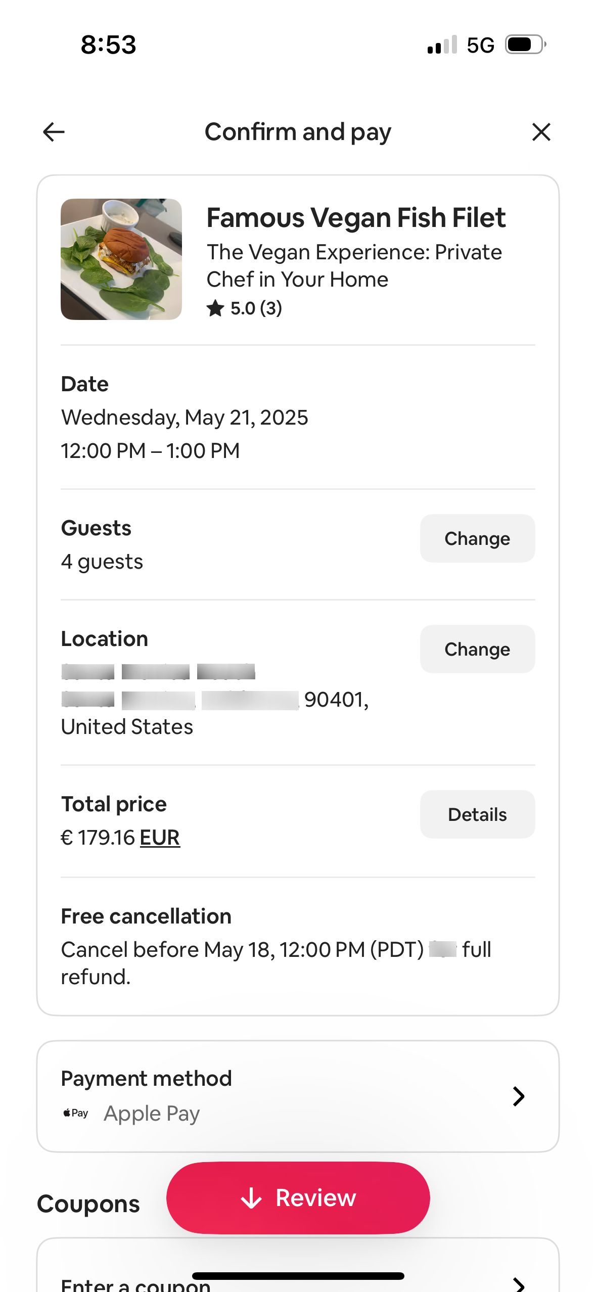 Confirmation (Airbnb)