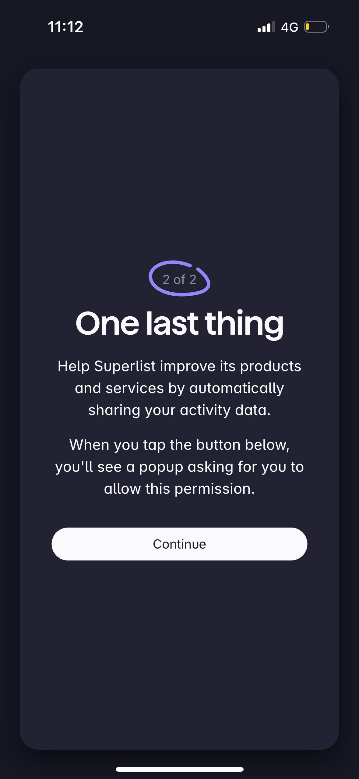 Onboarding (Superlist)