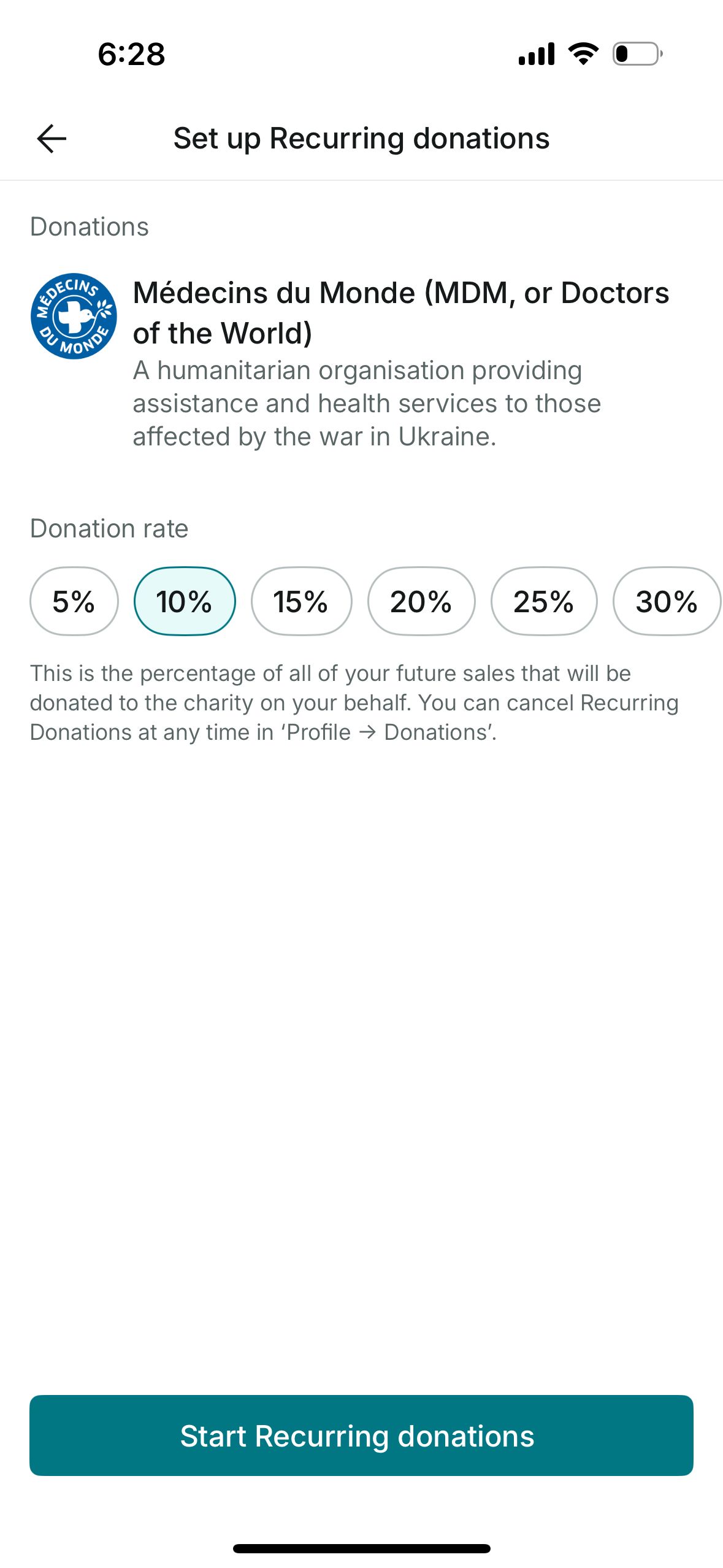 Donation (Vinted)