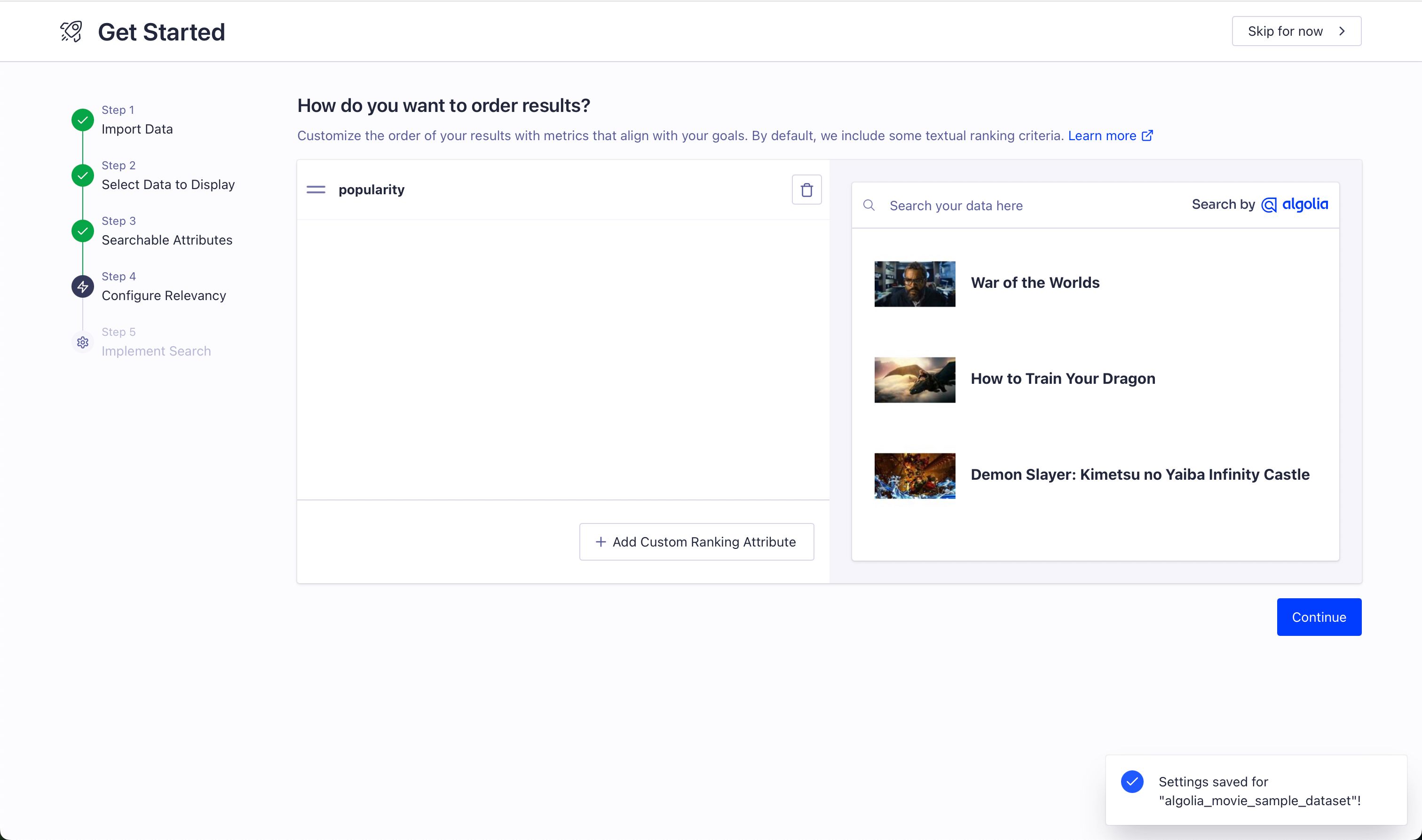 onboarding (Algolia)