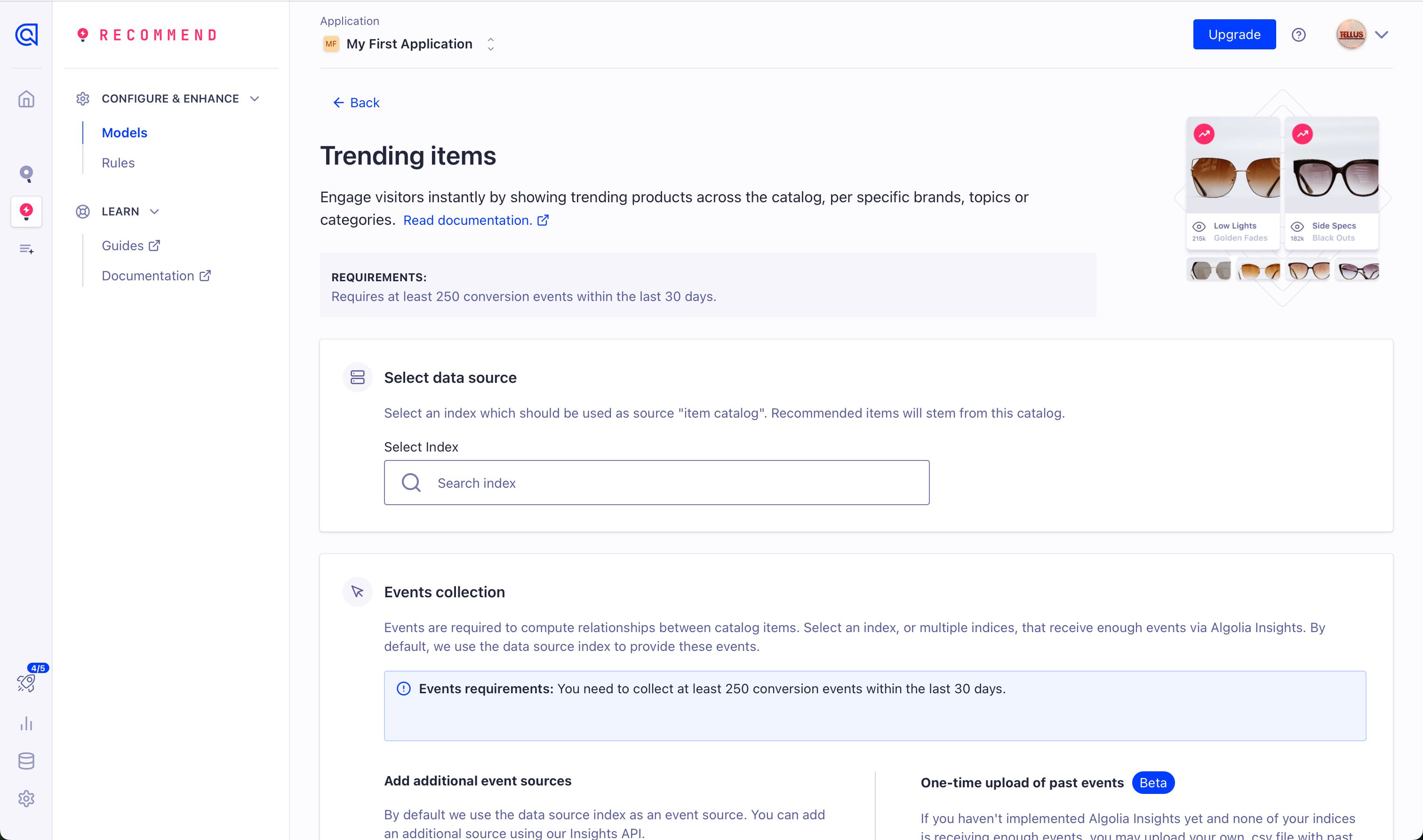 configuration (Algolia)